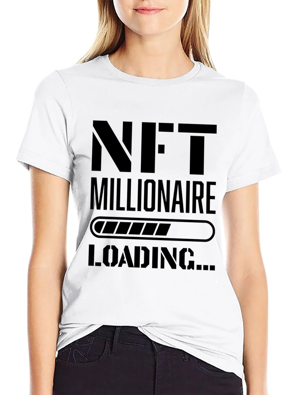 NFT Millionaire Loading Black T-Shirt