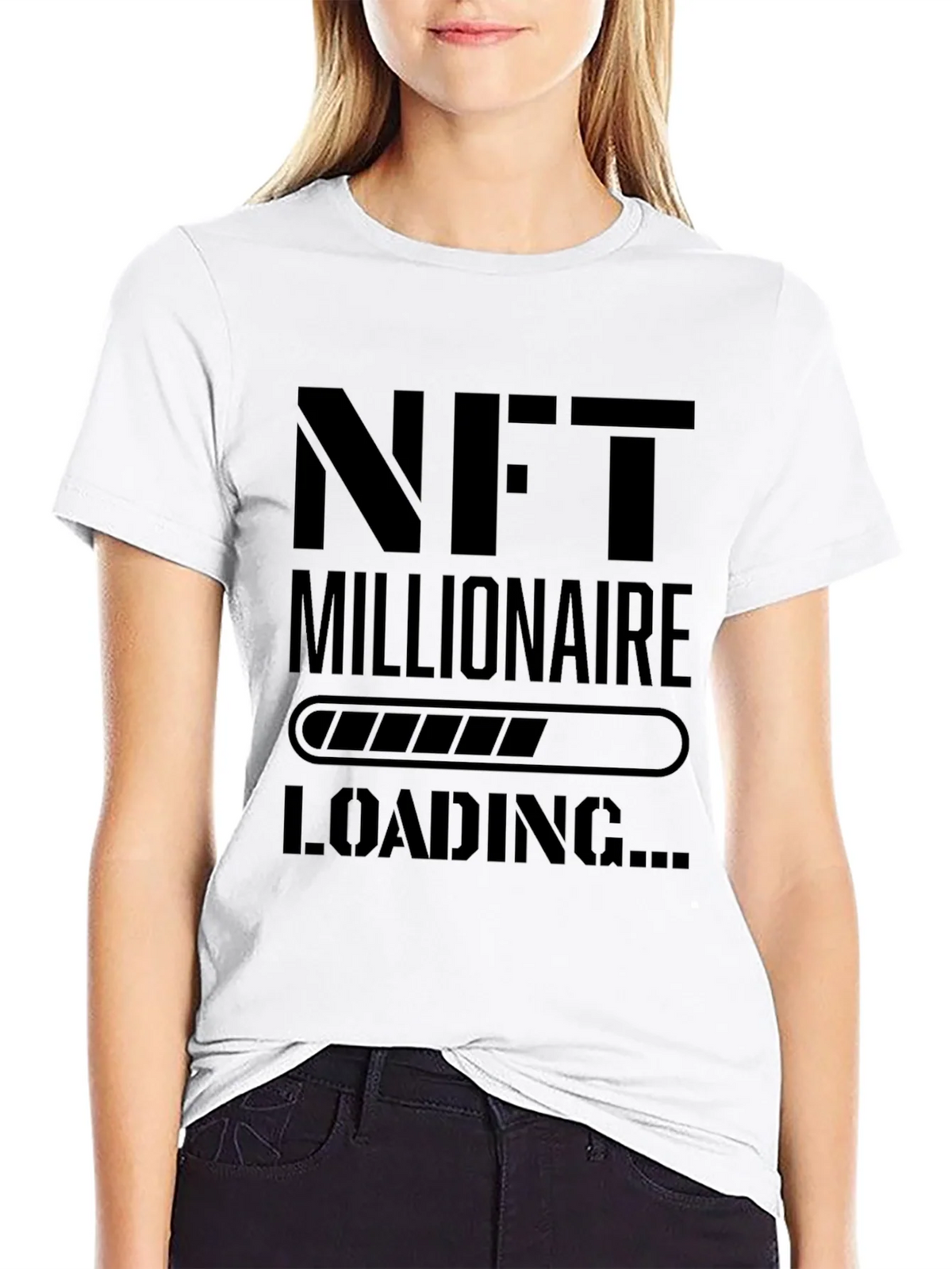 NFT Millionaire Loading Black T-Shirt