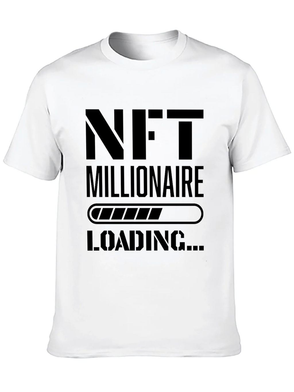 NFT Millionaire Loading Black T-Shirt