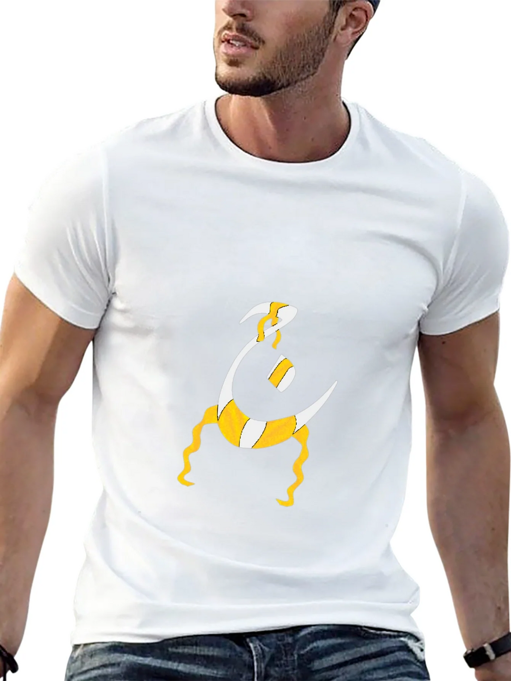 Graphic Tee - Arabic Letter Design
