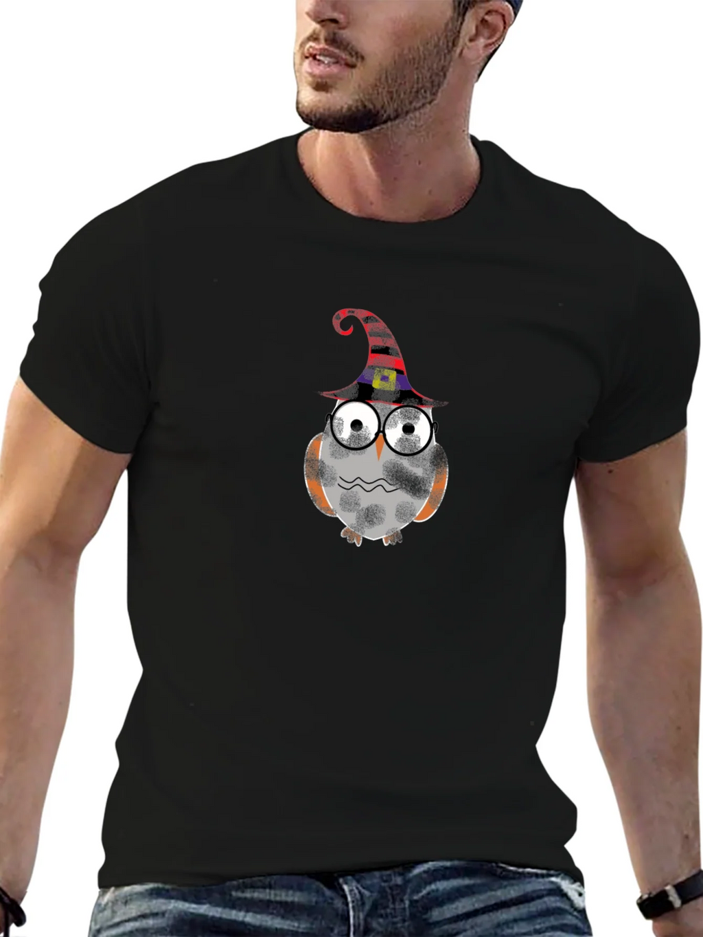 Halloween Owl T-Shirt - Spooky and Stylish