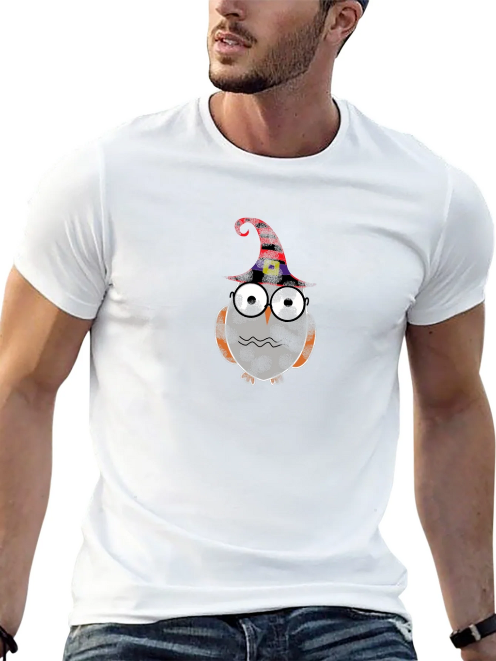 Halloween Owl T-Shirt - Spooky and Stylish