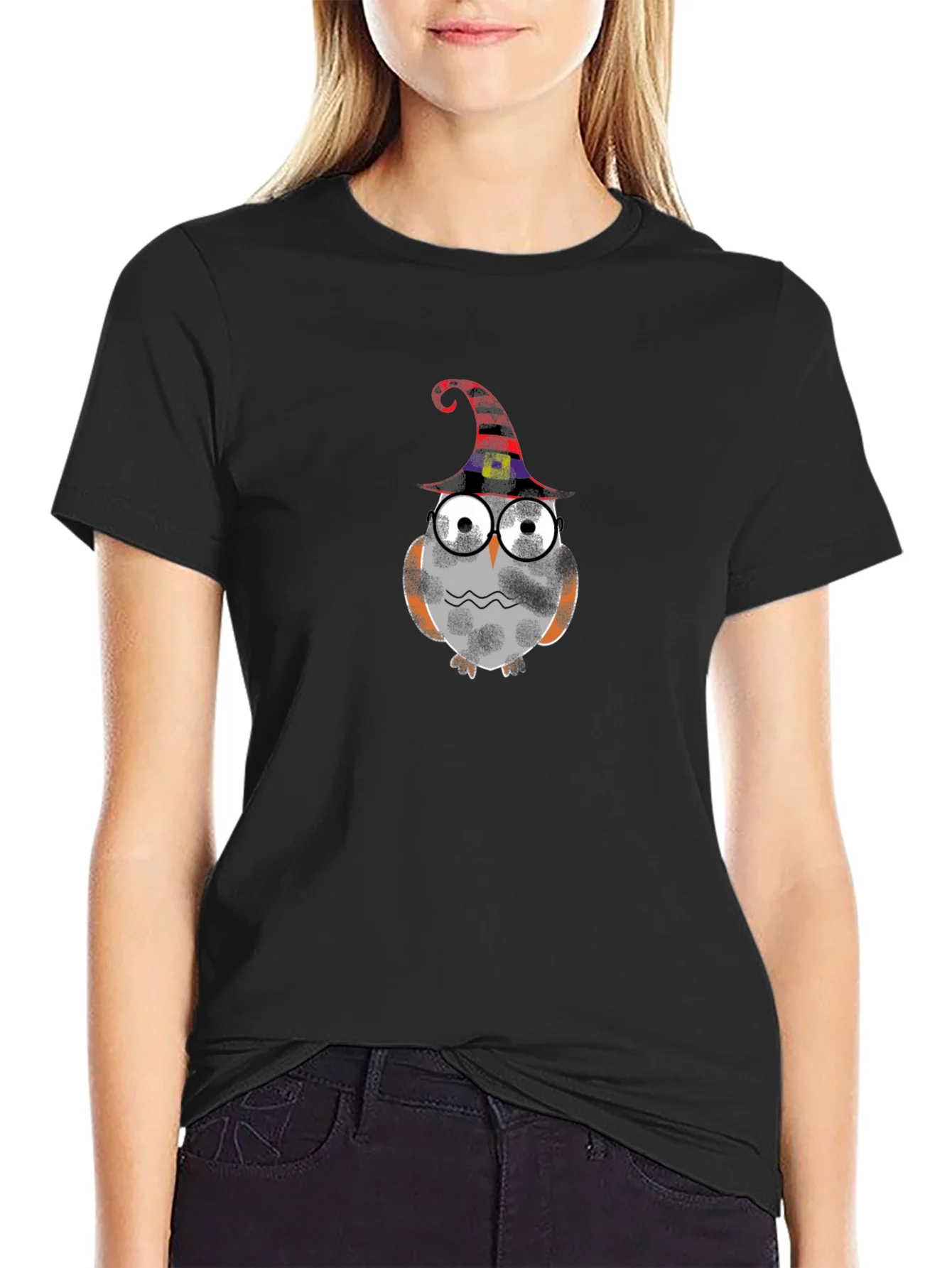 Halloween Owl T-Shirt - Spooky and Stylish