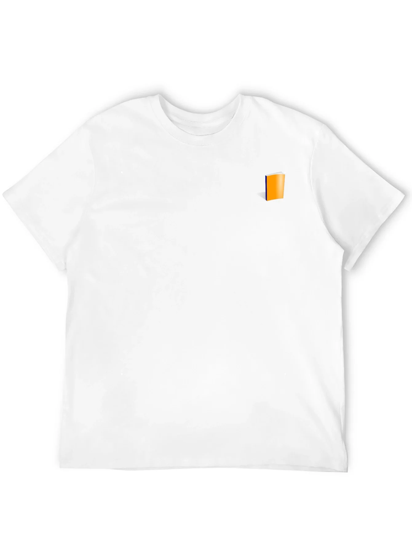 Mens Black T-Shirt with Book Graphic
