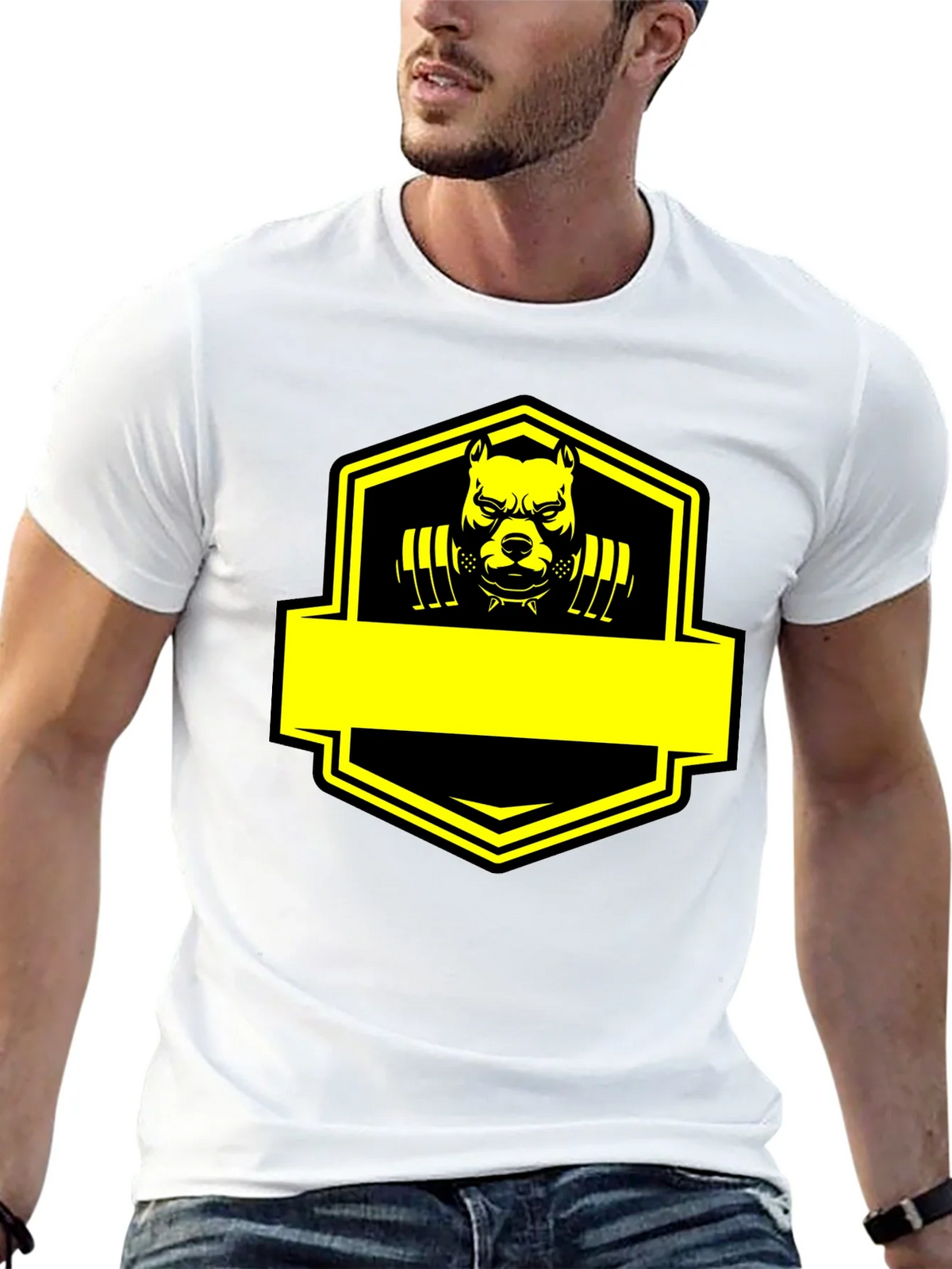Pitbull Gym Beast Graphic Black T-Shirt