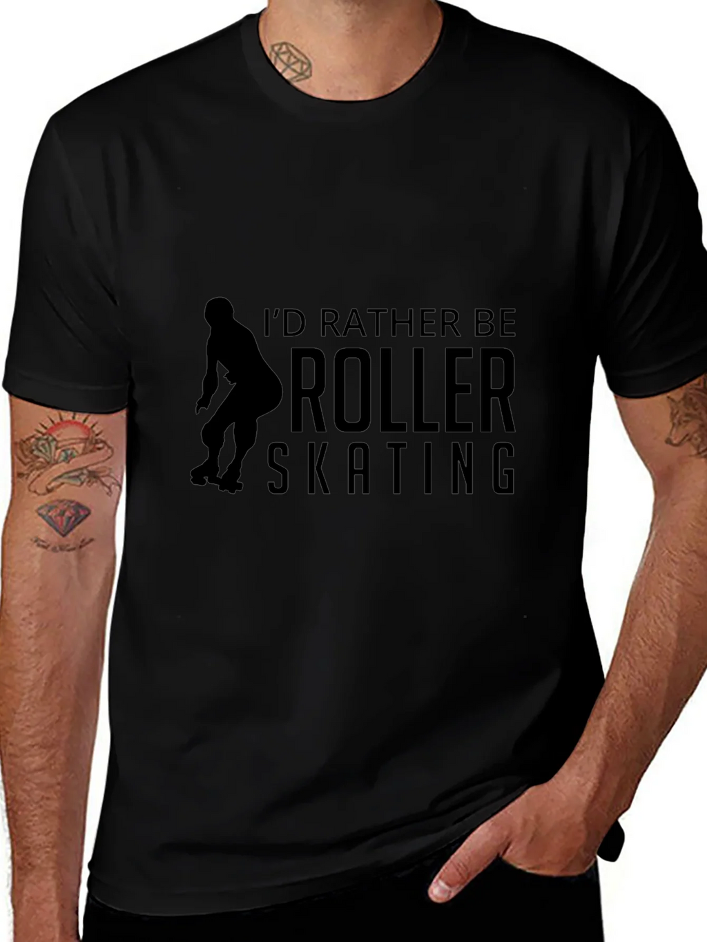 Id Rather Be Roller Skating T-Shirt