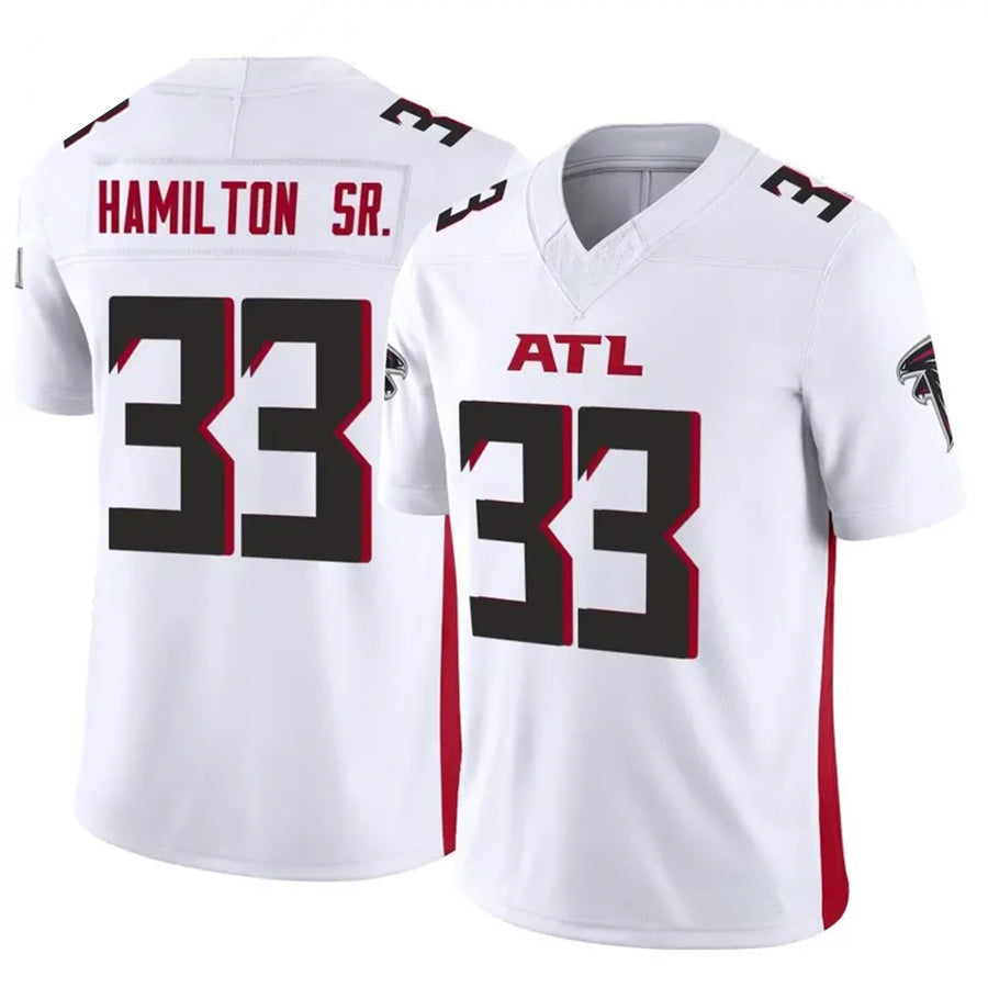 A.Falcons #33 Antonio Hamilton Sr. Player White Vapor F.U.S.E. Limited Football Jerseys
