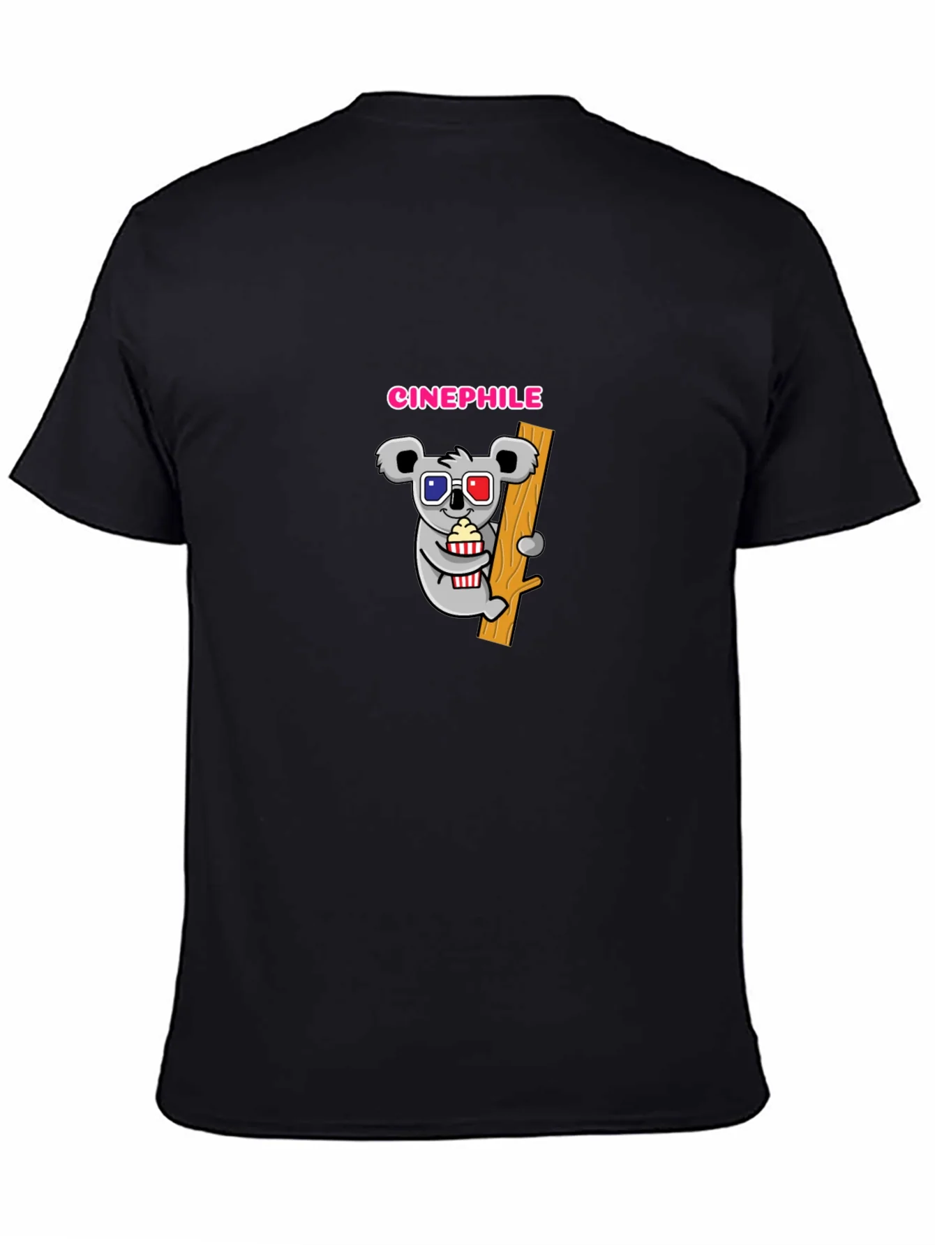 Cinephile Koala Graphic T-Shirt