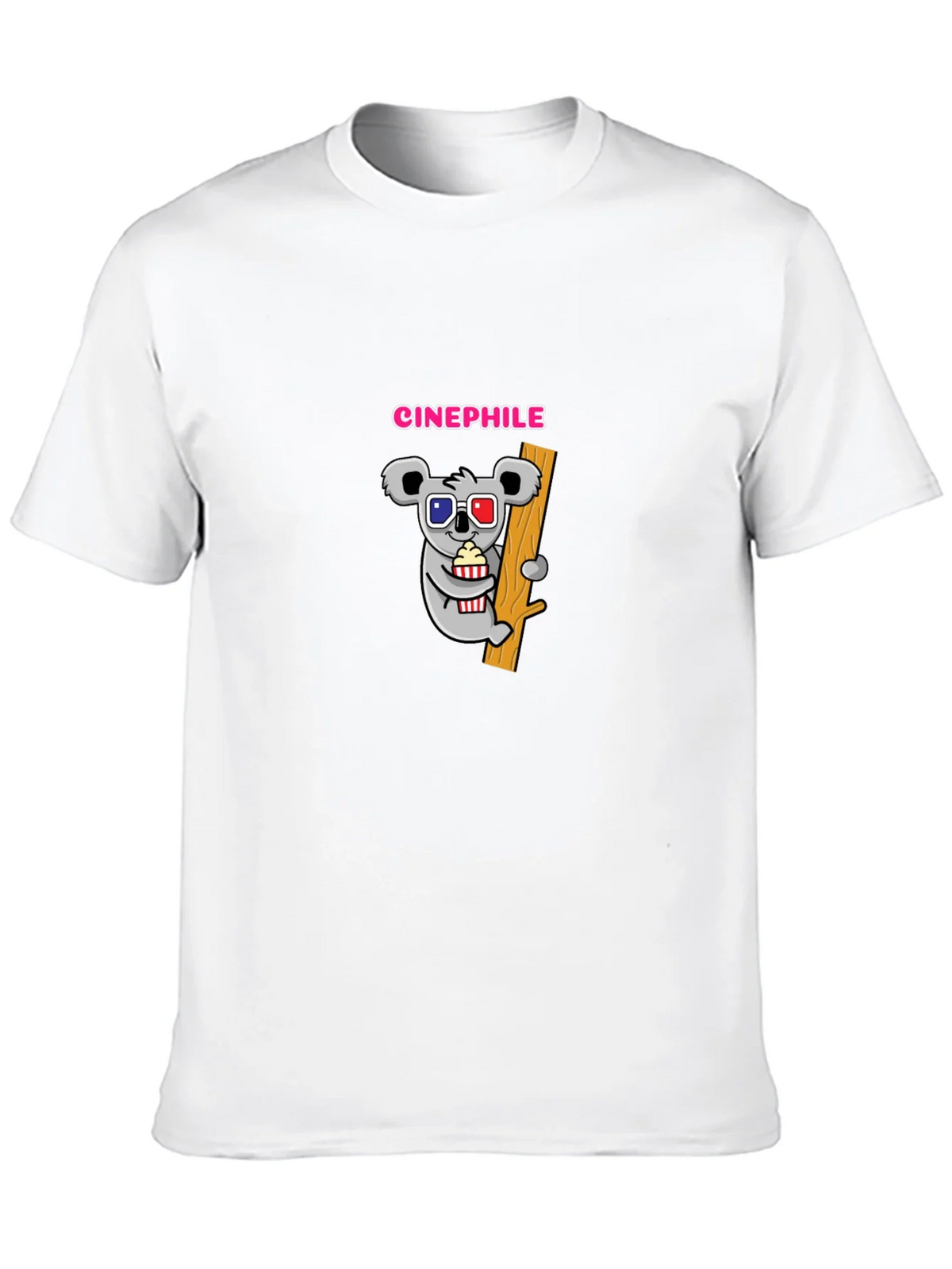 Cinephile Koala Graphic T-Shirt
