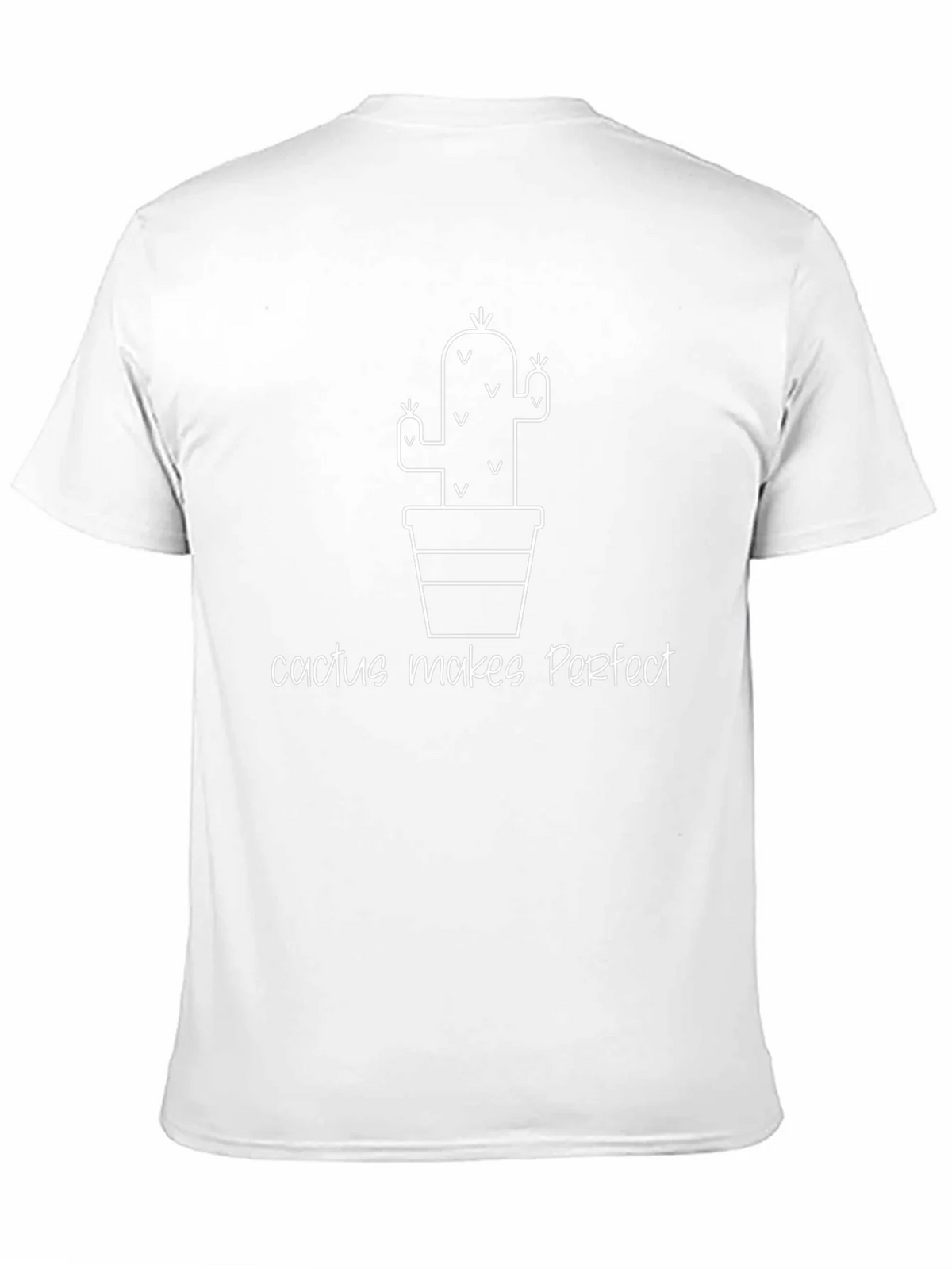 Cactus Makes Perfect T-Shirt - Black Novelty Tee
