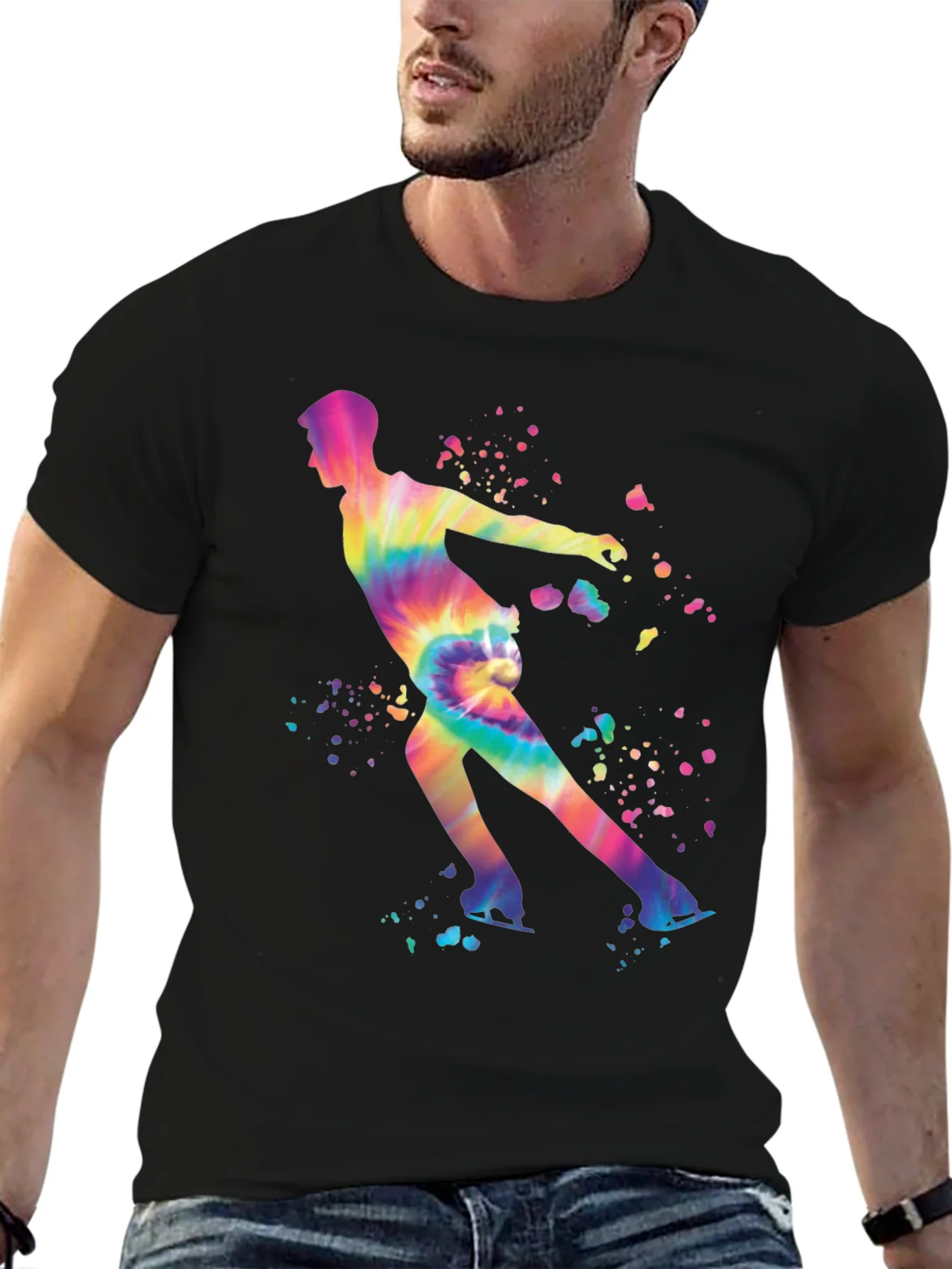 Tie Dye Figure Skating T-Shirt