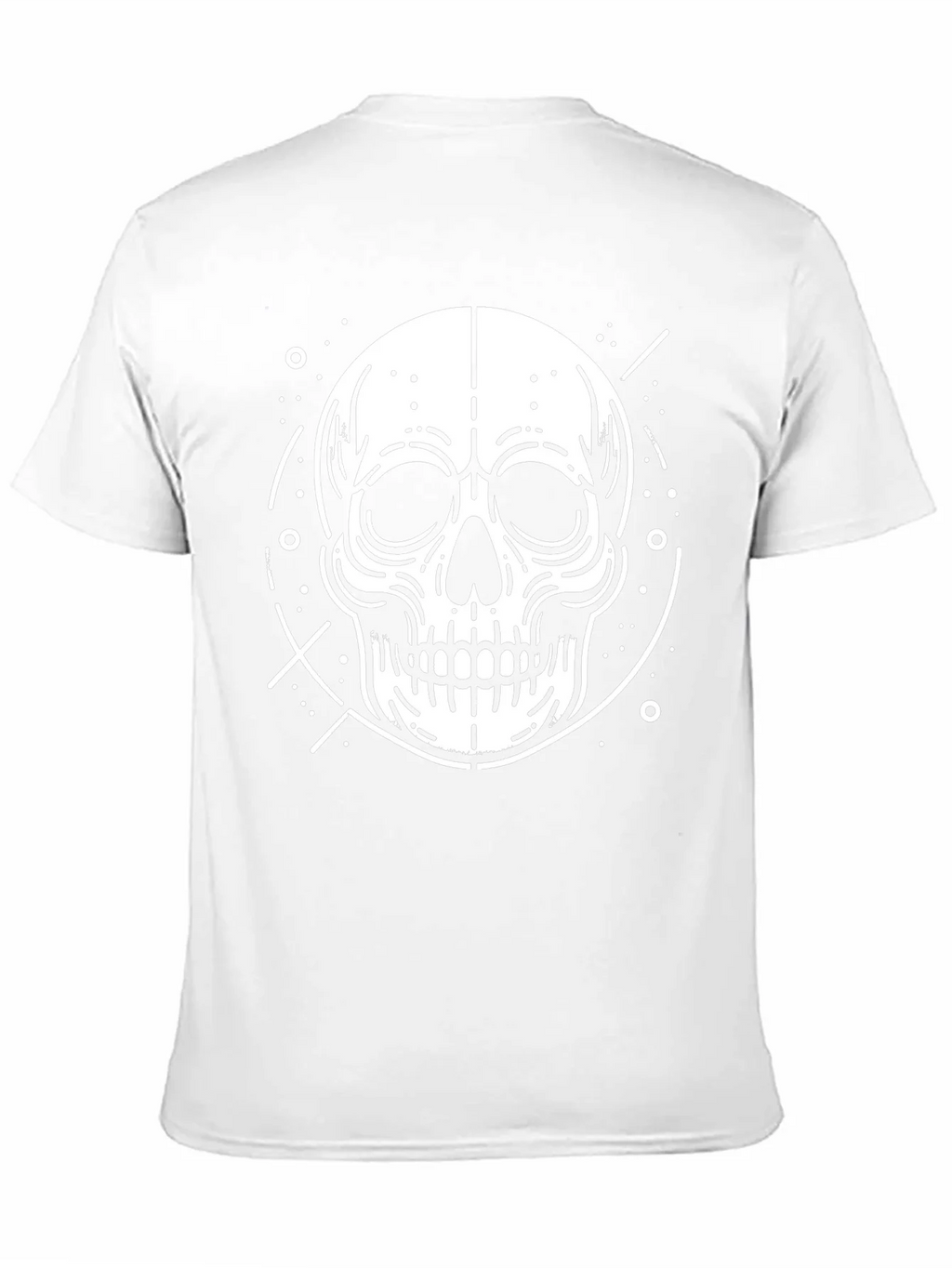Skull Graphic Print T-Shirt - Modern Style