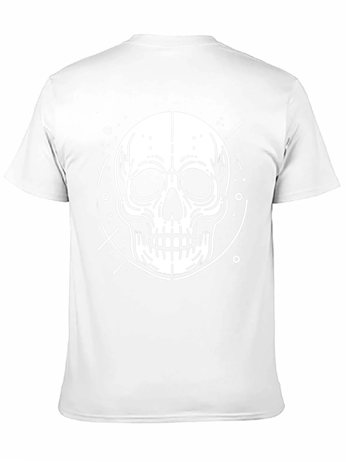 Skull Graphic Print T-Shirt - Modern Style