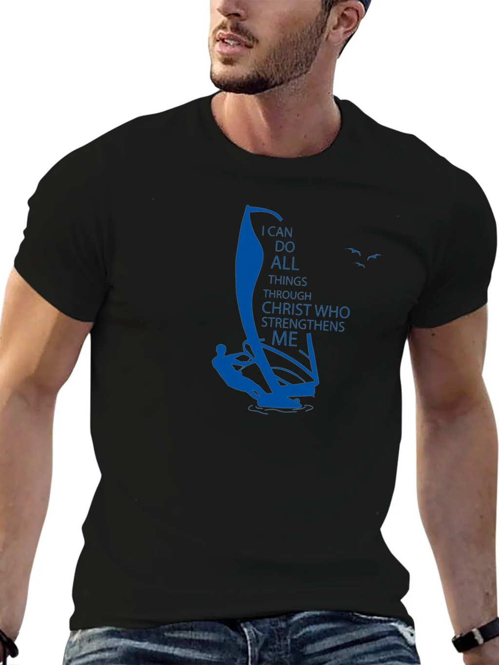 Faith Windsurfer T-Shirt: I Can Do All Things