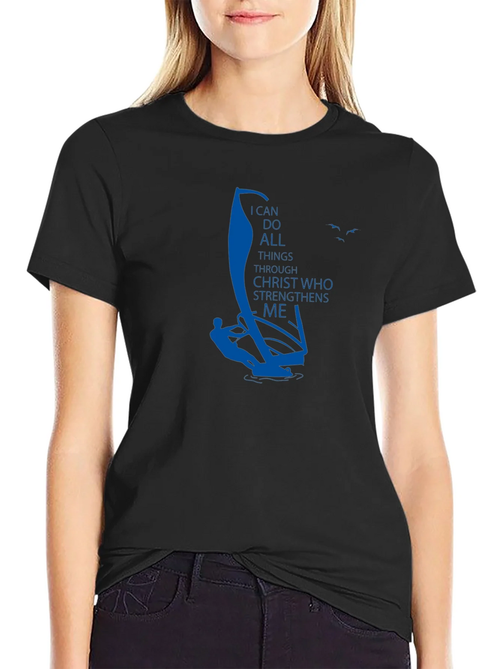 Faith Windsurfer T-Shirt: I Can Do All Things
