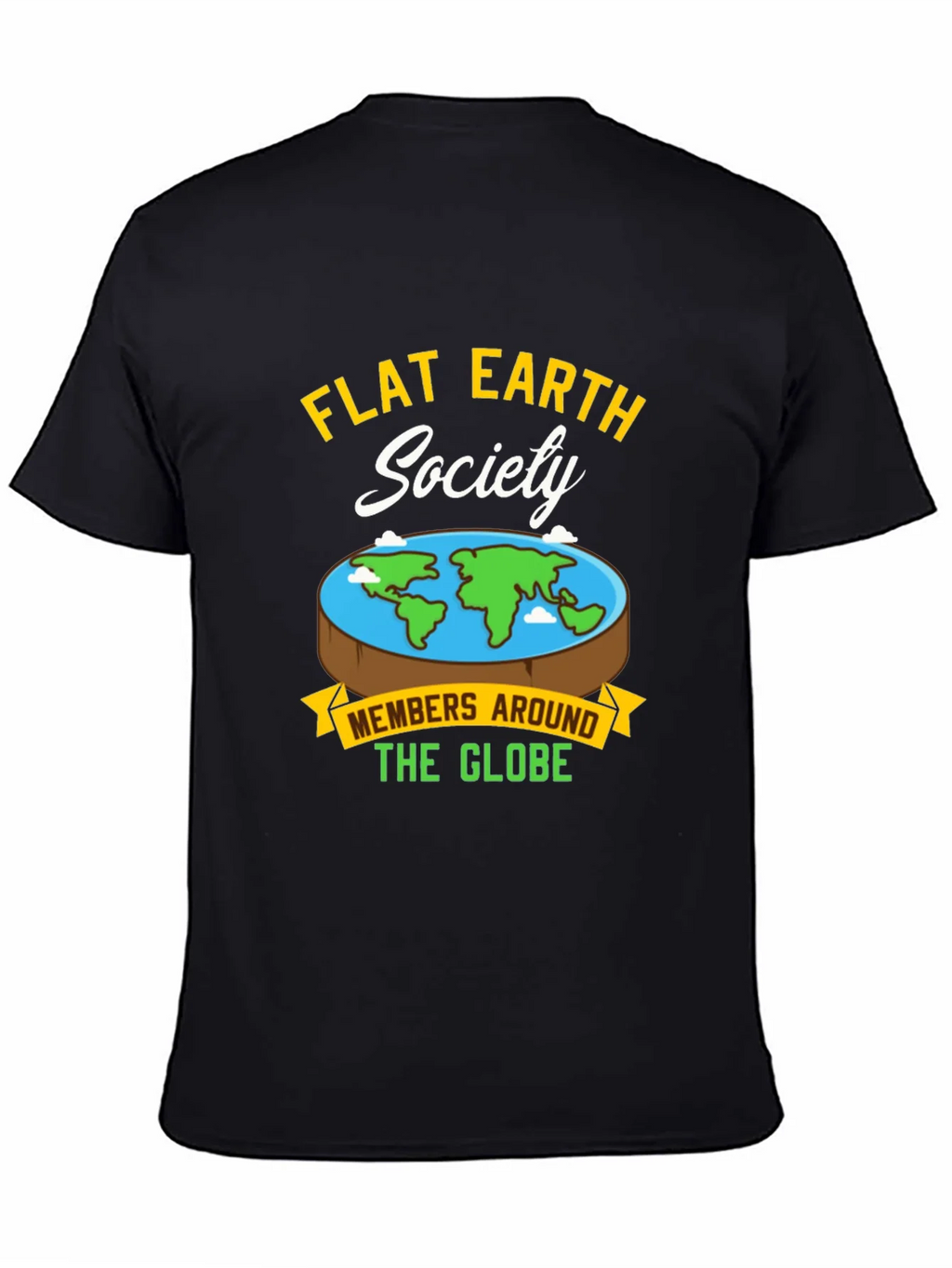 Flat Earth Society Graphic T-Shirt