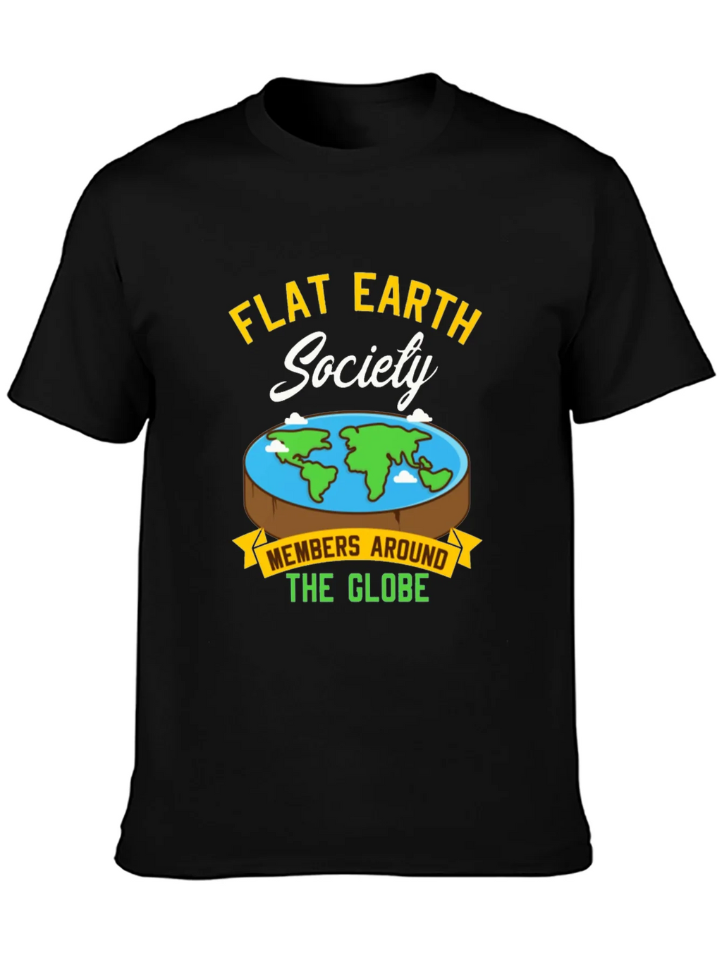 Flat Earth Society Graphic T-Shirt
