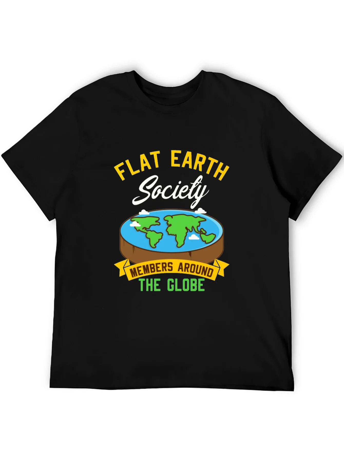 Flat Earth Society Graphic T-Shirt