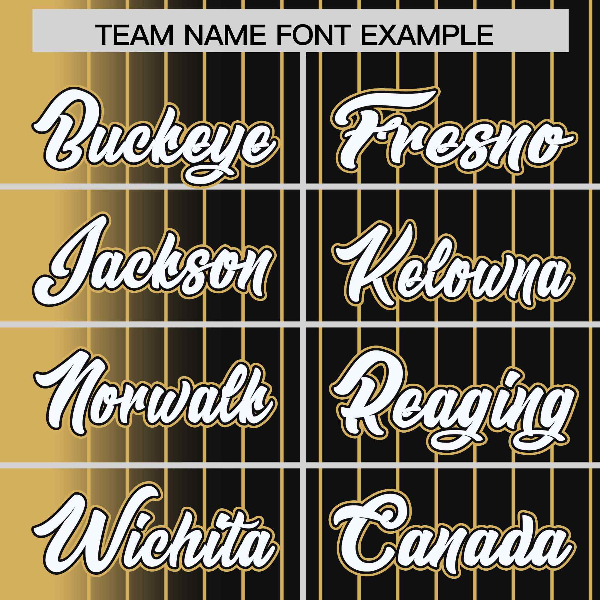 Custom Black Old Gold Gradient Varsity Full-Snap Pinstripe Letterman Baseball Jacket