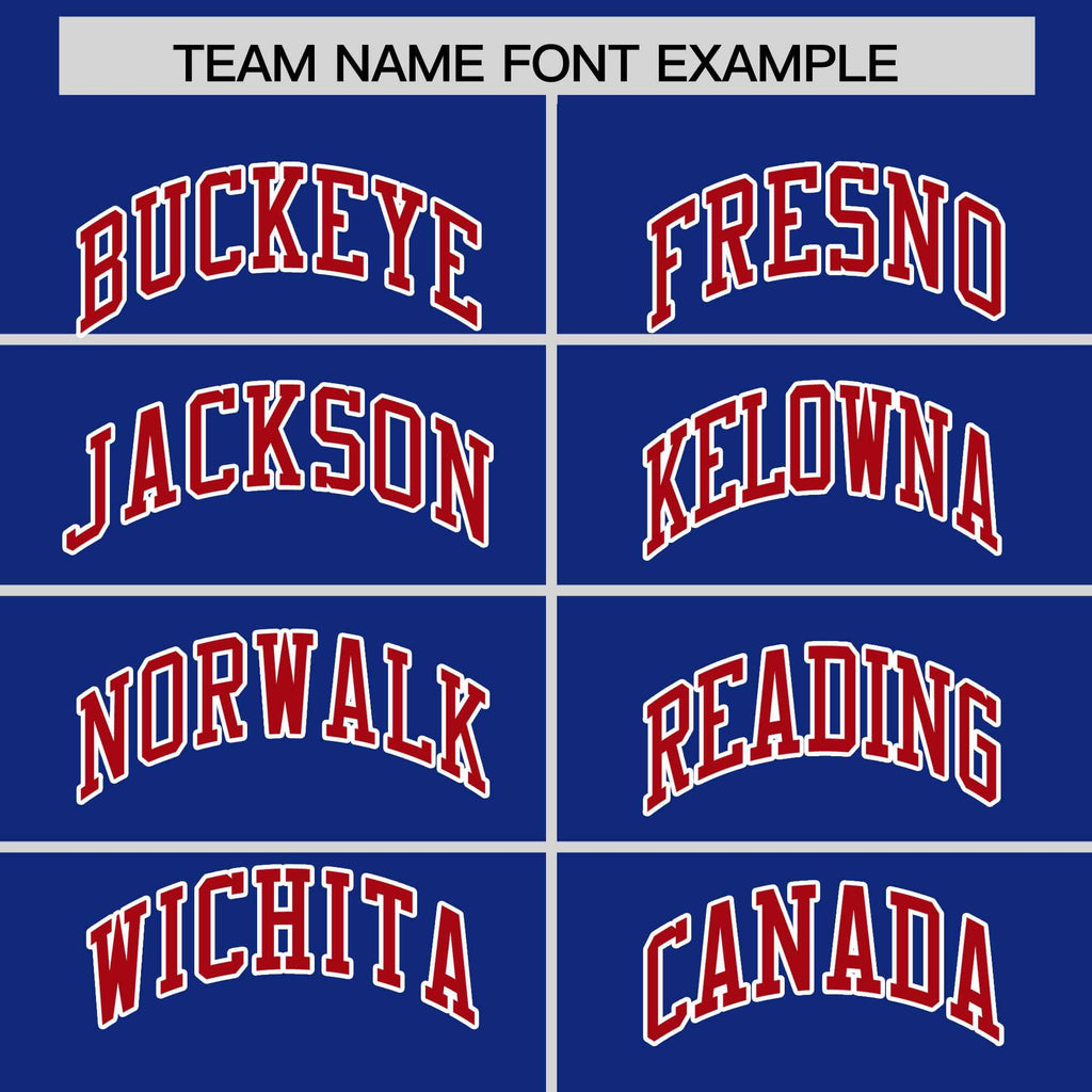 Custom Royal Red-White Varsity Full-Snap Color Block Letterman Jacket