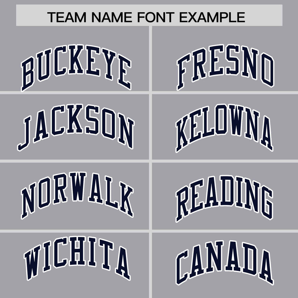Custom Gray Navy-White Varsity Full-Snap Color Block Letterman Jacket