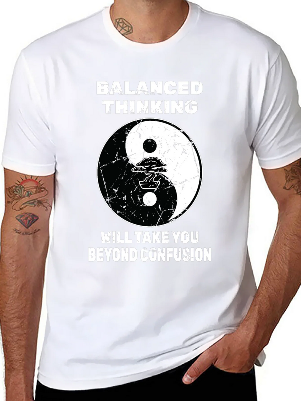 Balanced Thinking Yin Yang T-Shirt