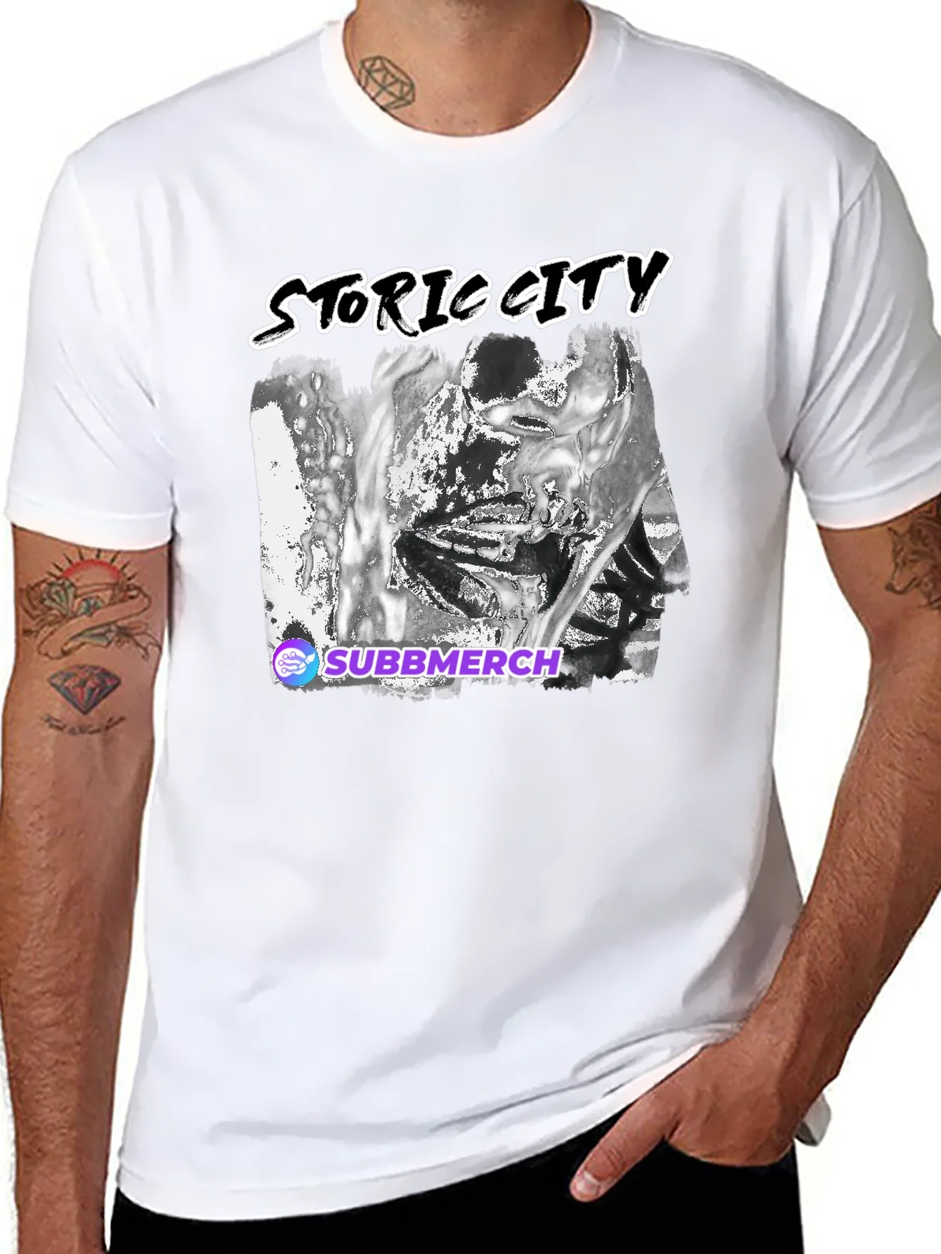 Storic City Black T-Shirt
