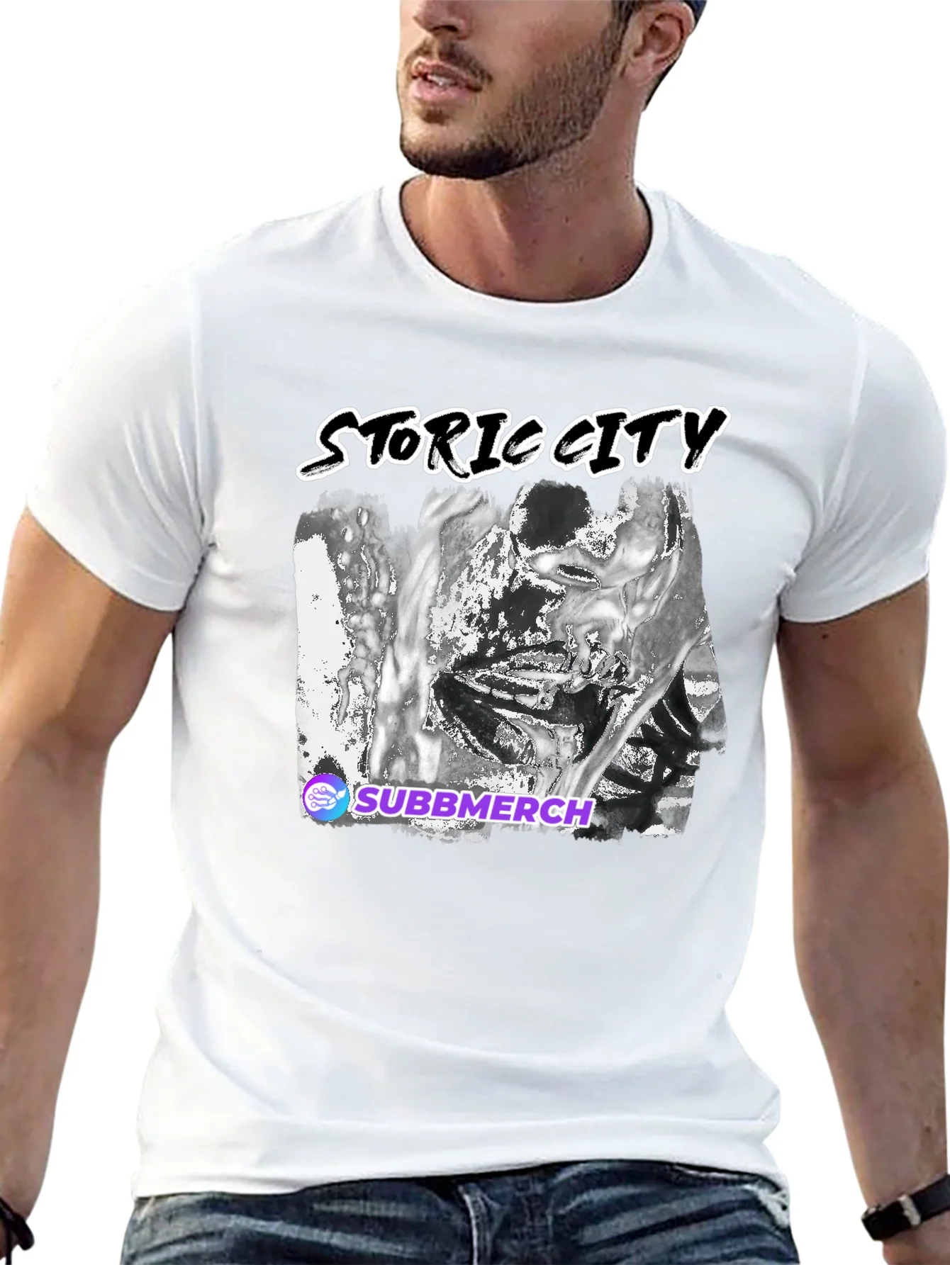 Storic City Black T-Shirt