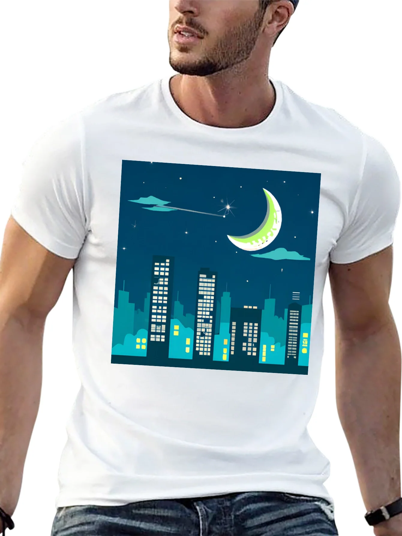 Cityscape Night Tee