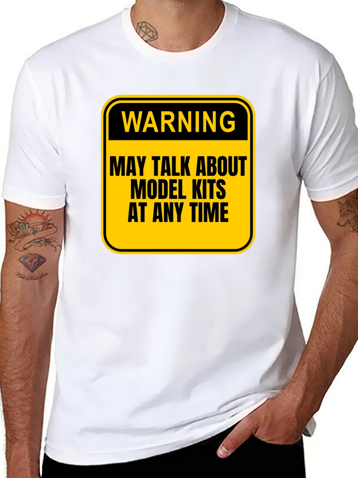 Model Kit Warning T-Shirt