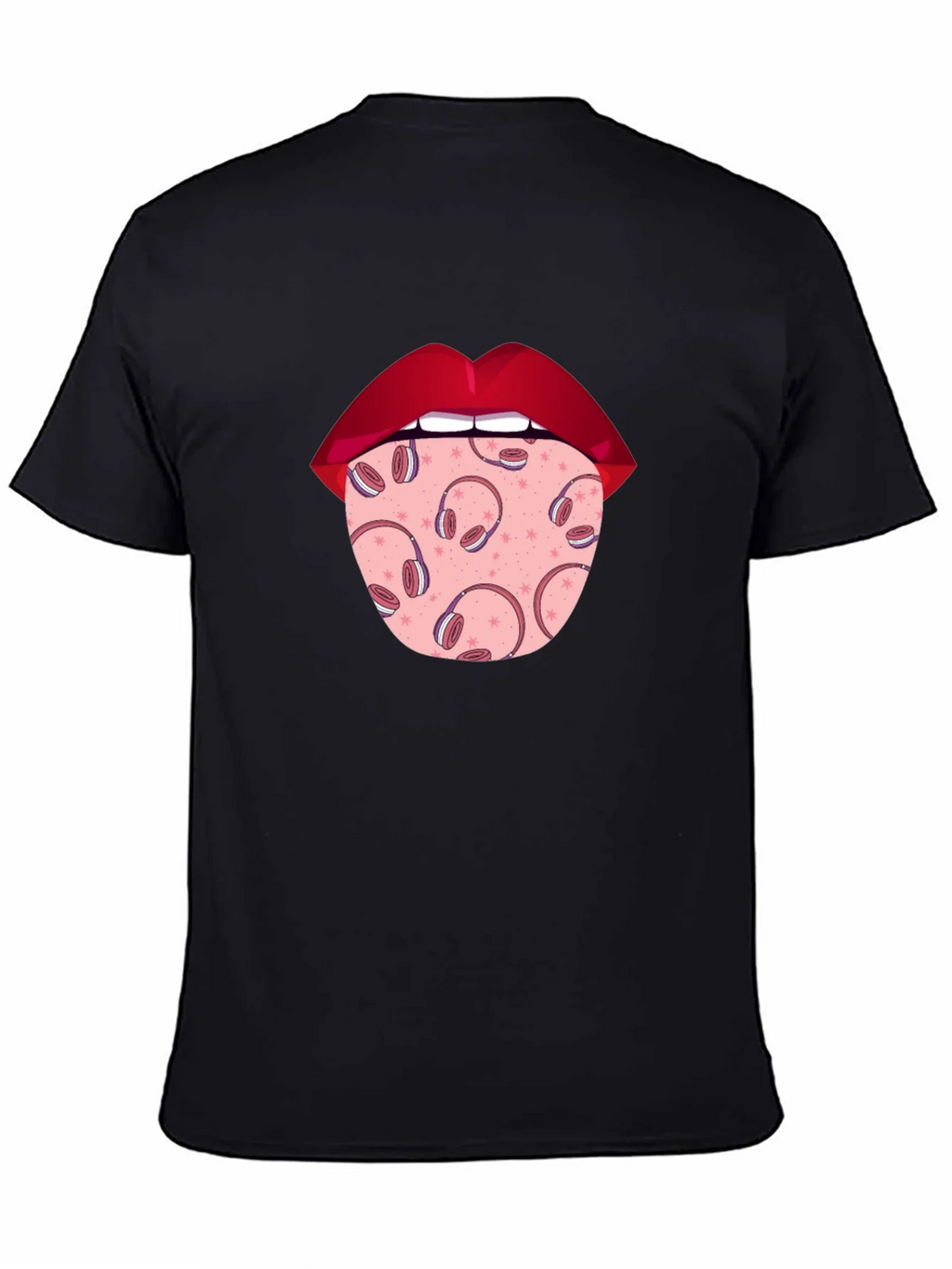 Statement Tongue T-Shirt - Music Lover