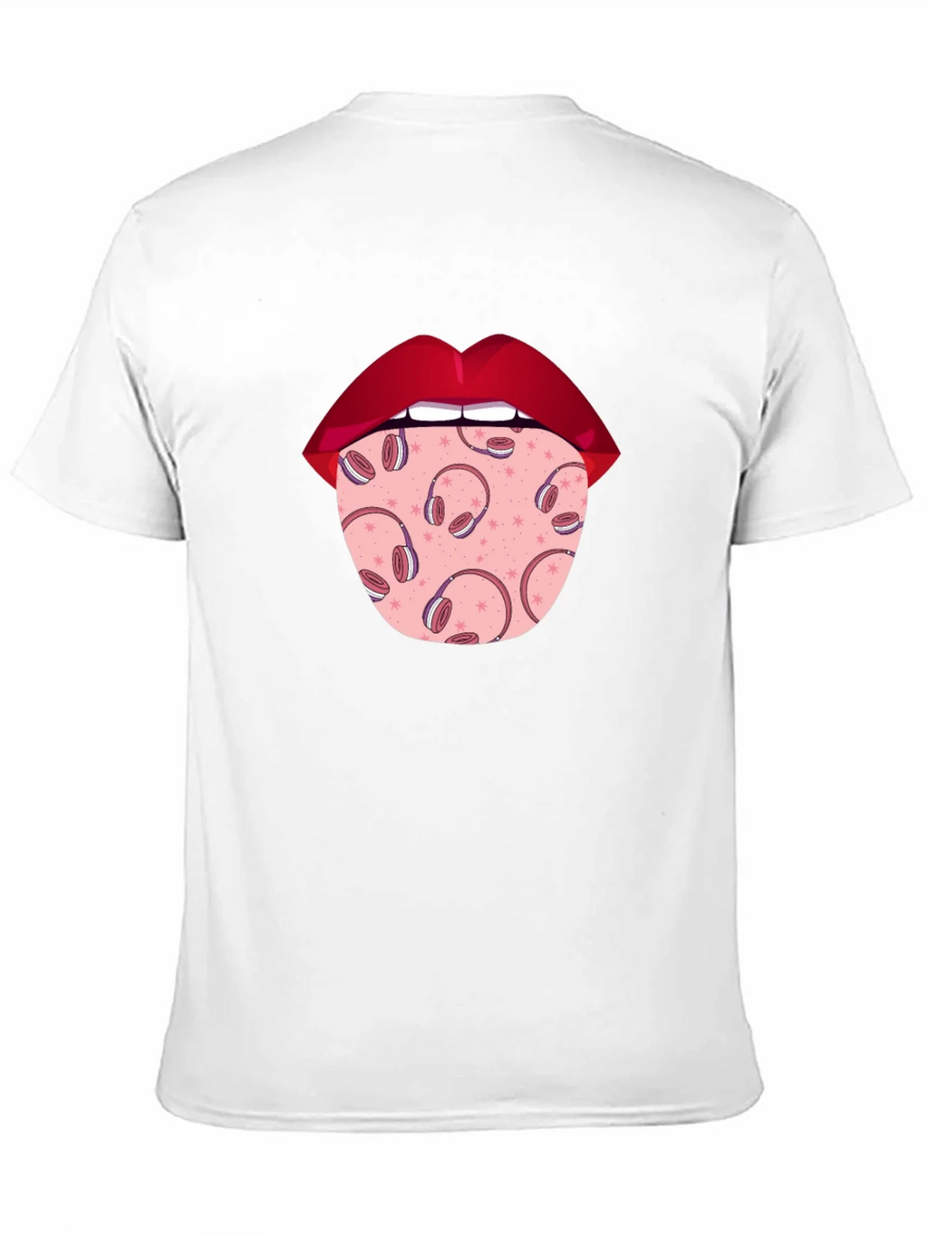 Statement Tongue T-Shirt - Music Lover