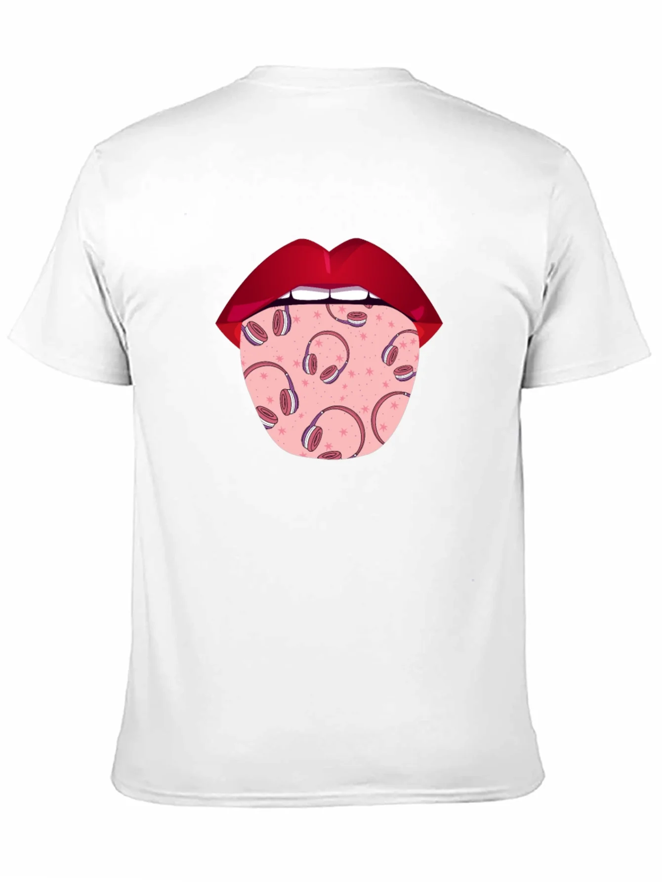Statement Tongue T-Shirt - Music Lover