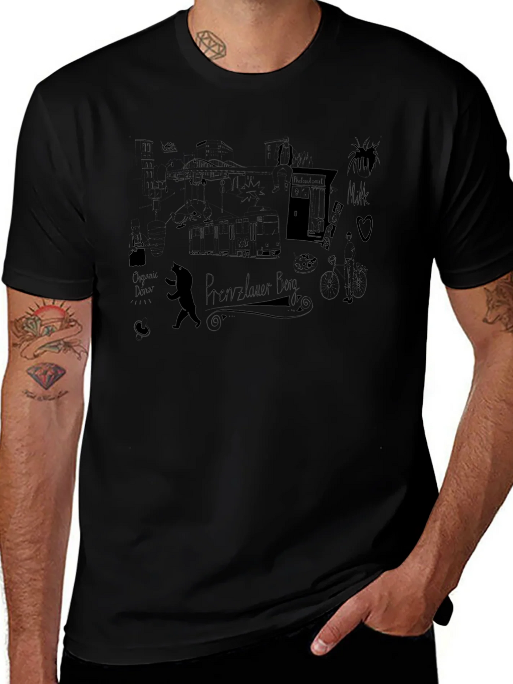 Prenzlauer Berg Black T-Shirt