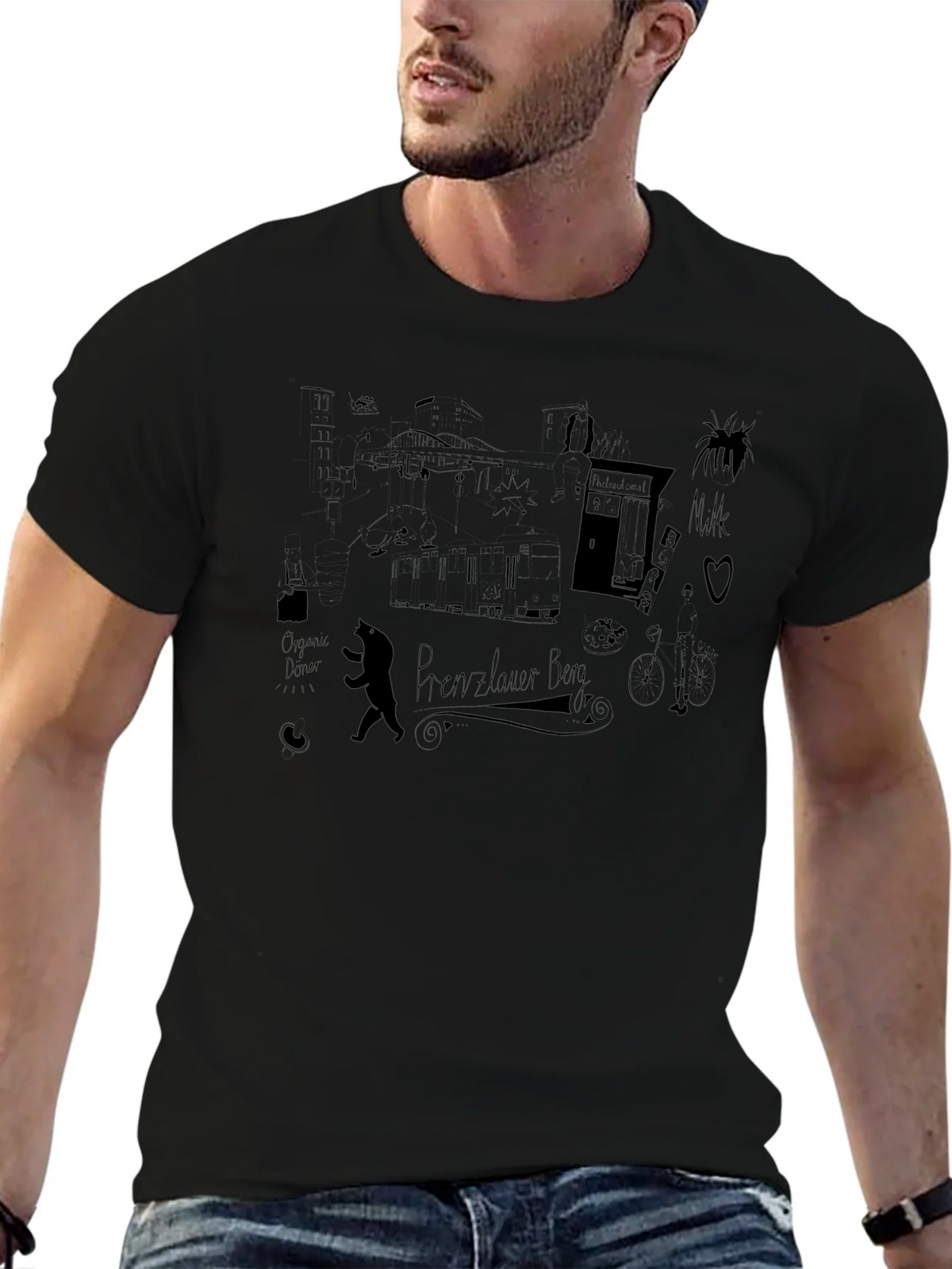 Prenzlauer Berg Black T-Shirt