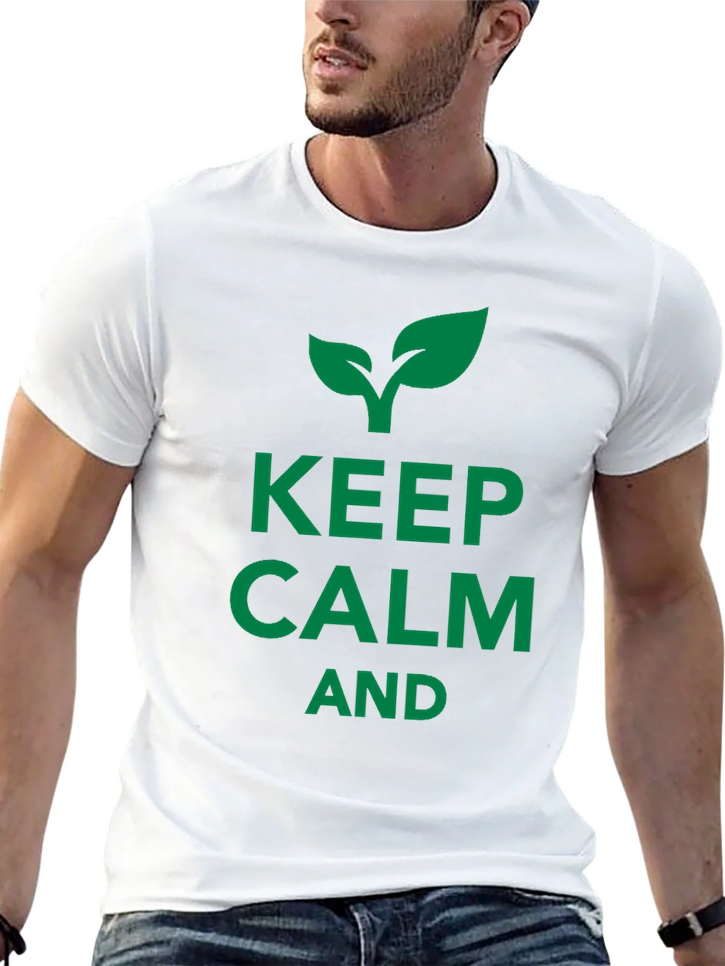 Keep Calm and Grow Black T-Shirt