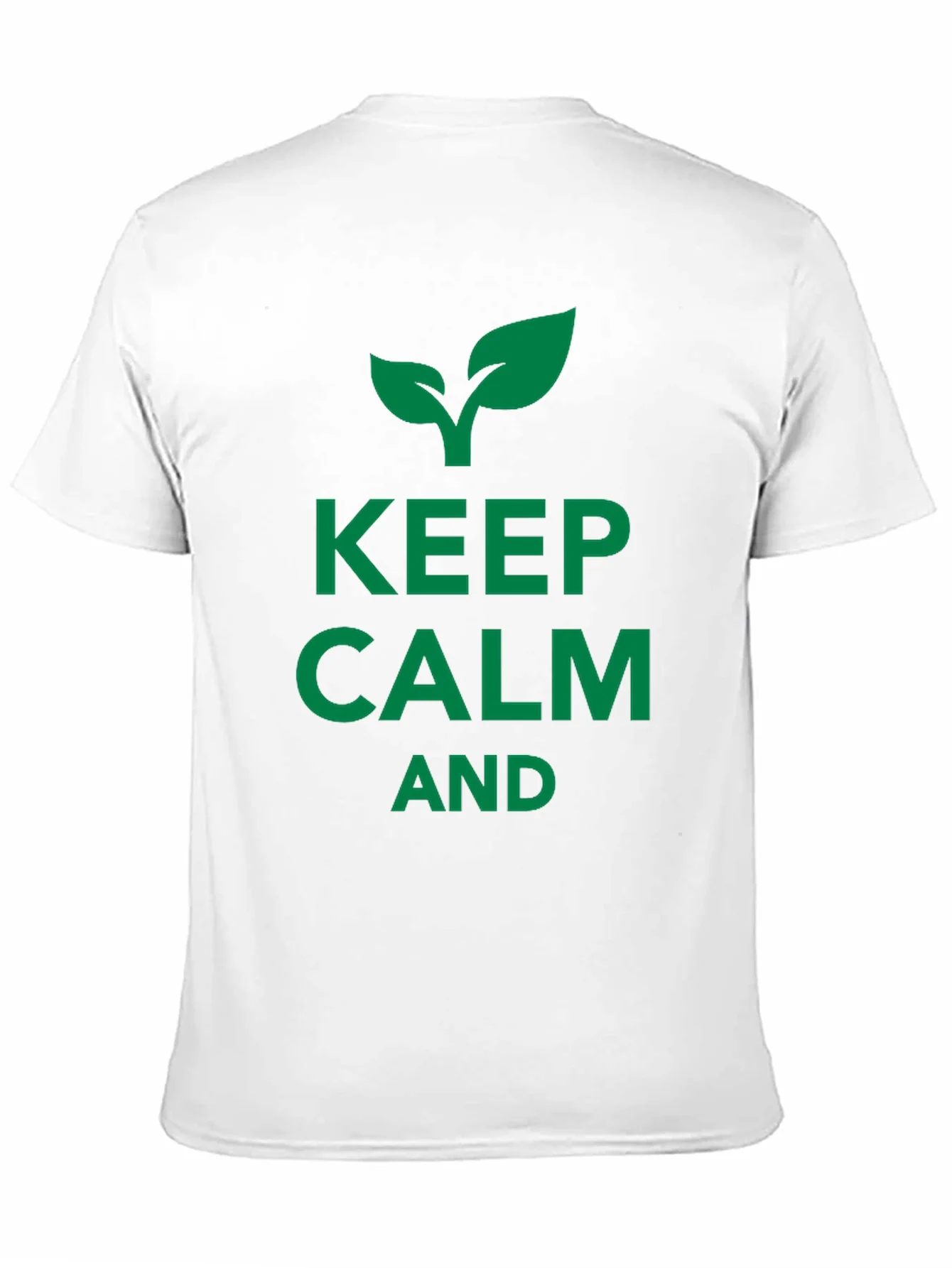 Keep Calm and Grow Black T-Shirt