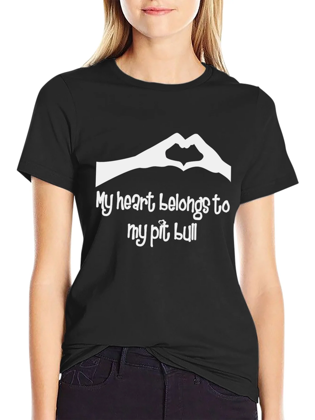 My Heart Belongs to My Pit Bull T-Shirt
