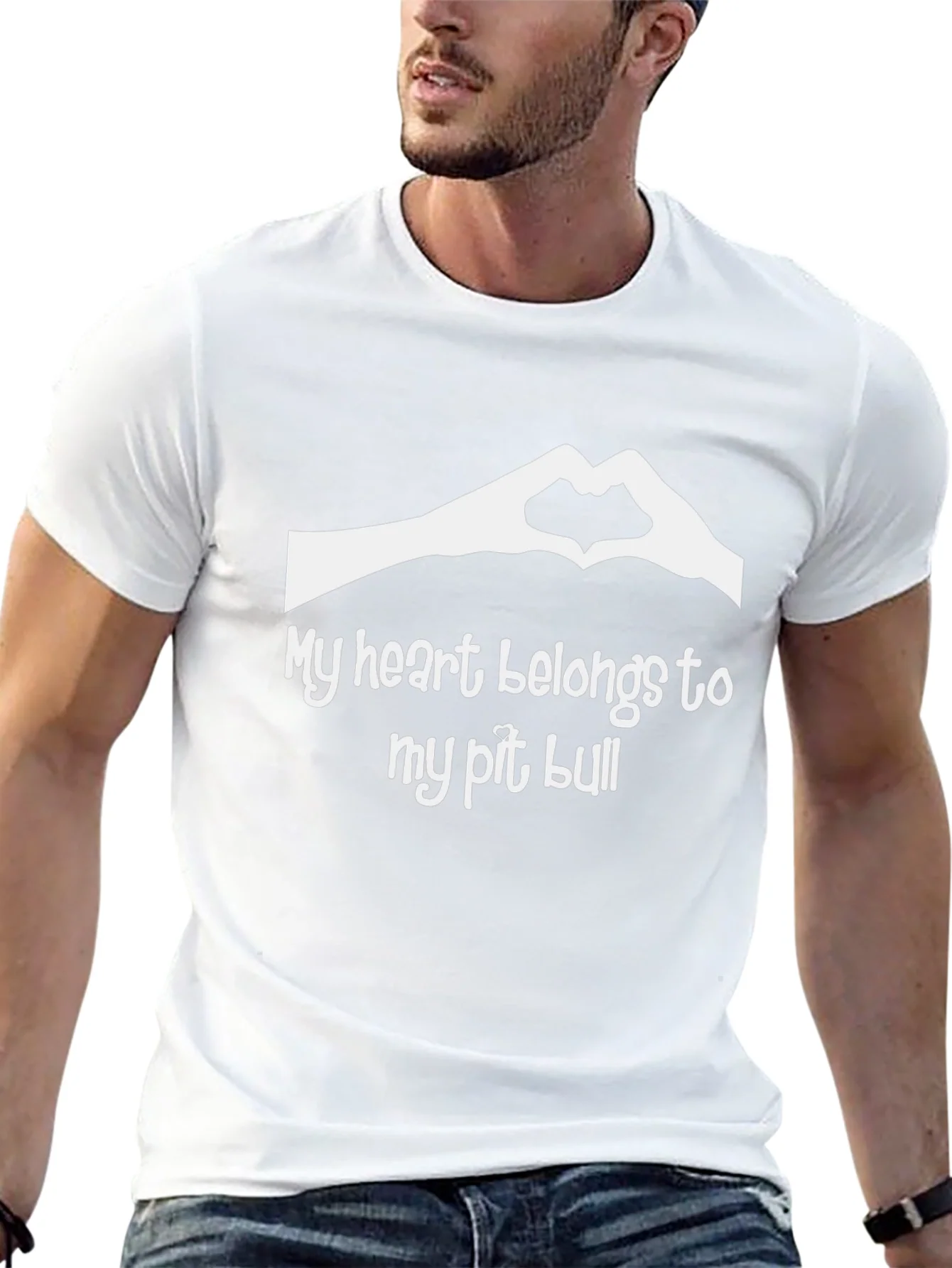 My Heart Belongs to My Pit Bull T-Shirt