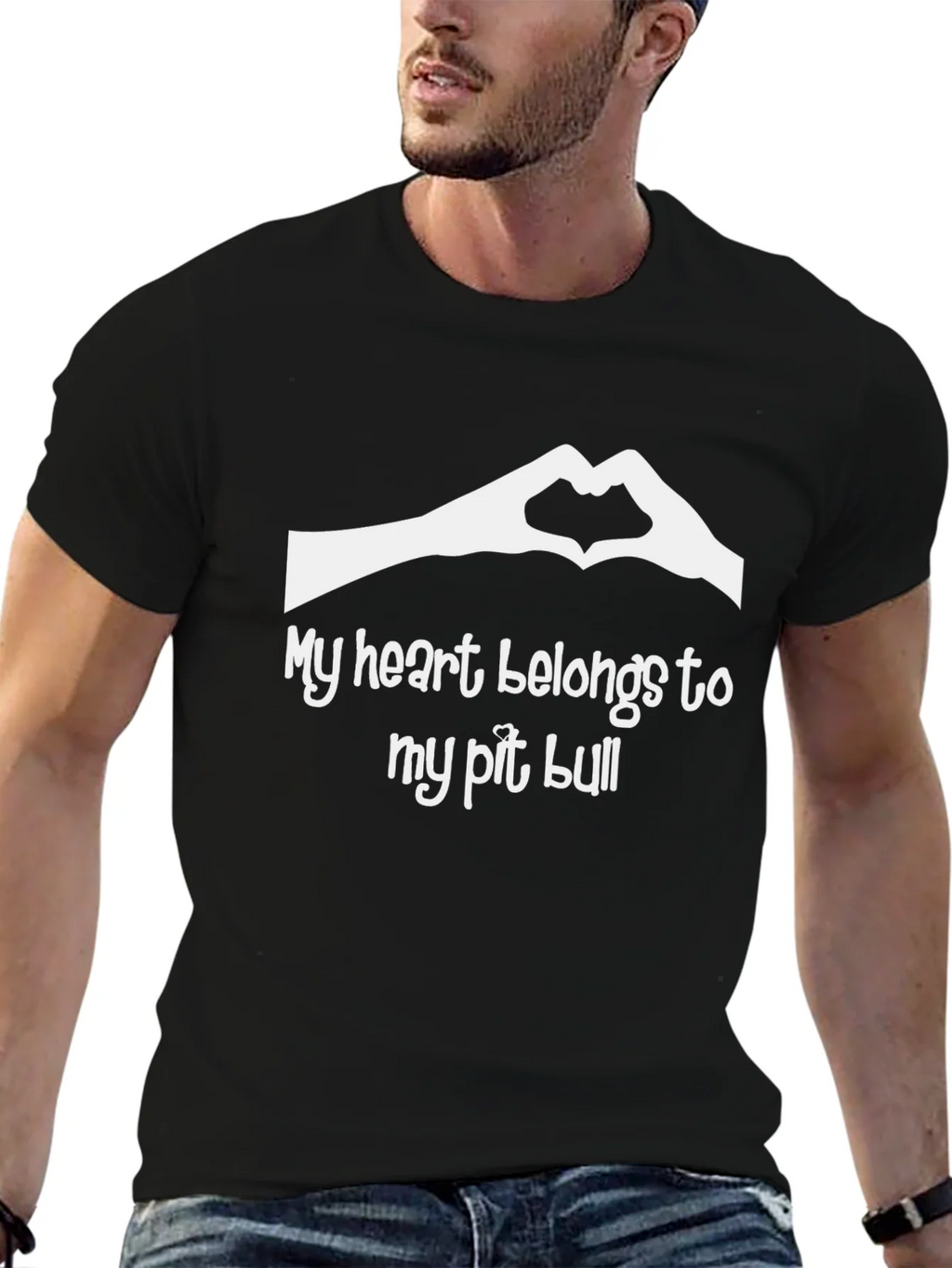 My Heart Belongs to My Pit Bull T-Shirt