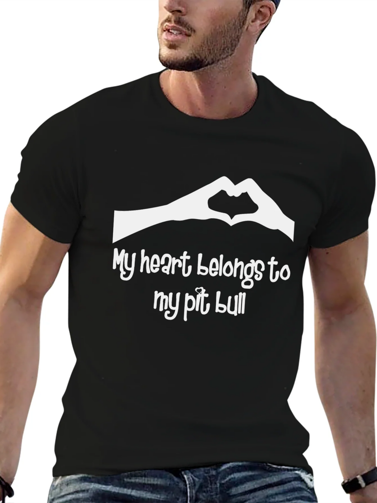My Heart Belongs to My Pit Bull T-Shirt