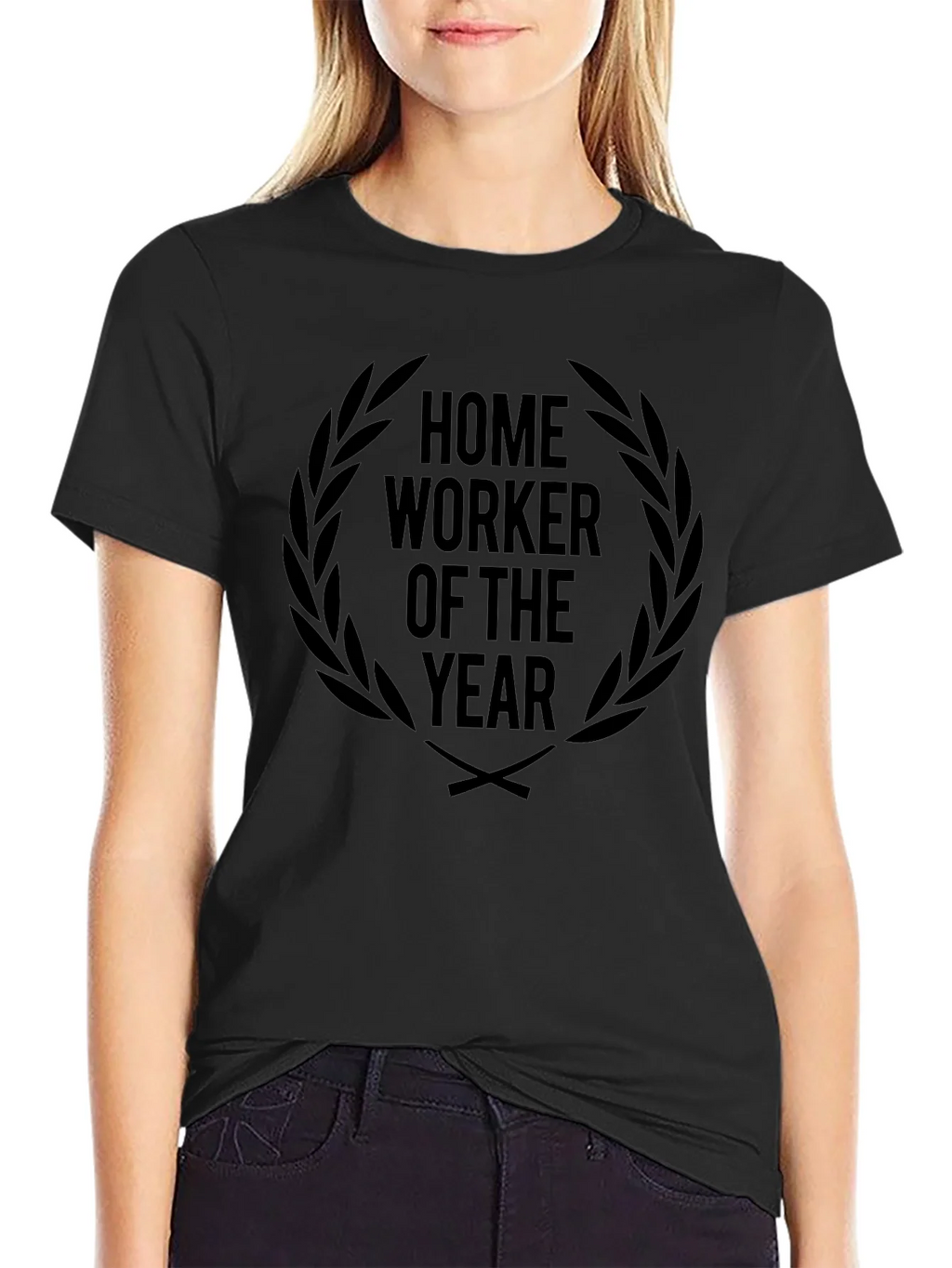 Home Worker of the Year Black T-Shirt