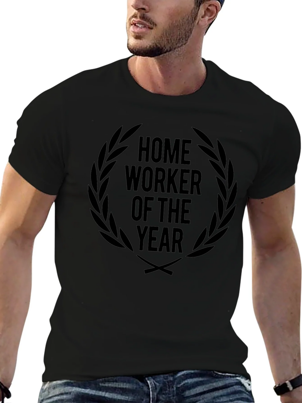 Home Worker of the Year Black T-Shirt
