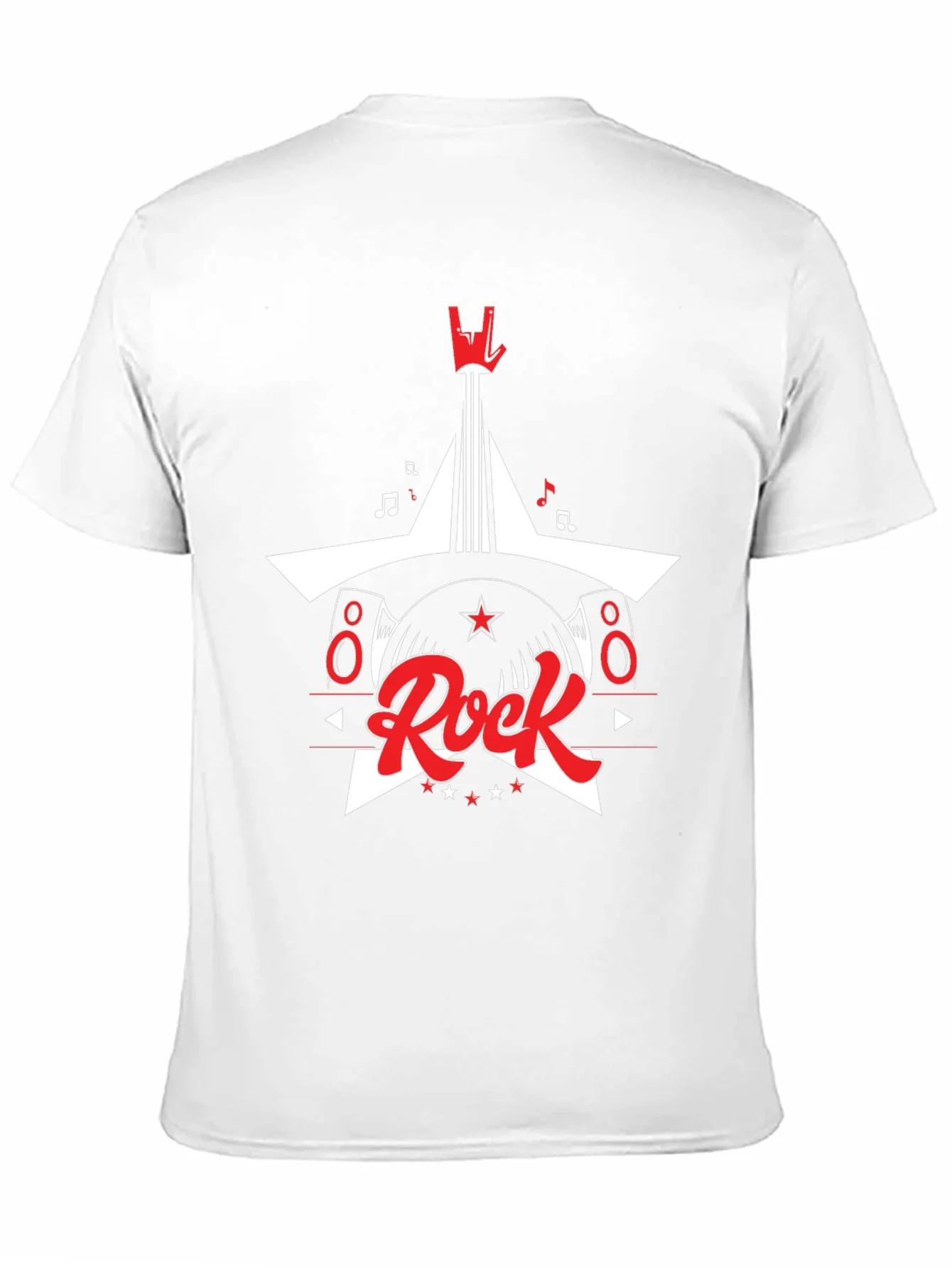 Rock Music Graphic Tee - Black