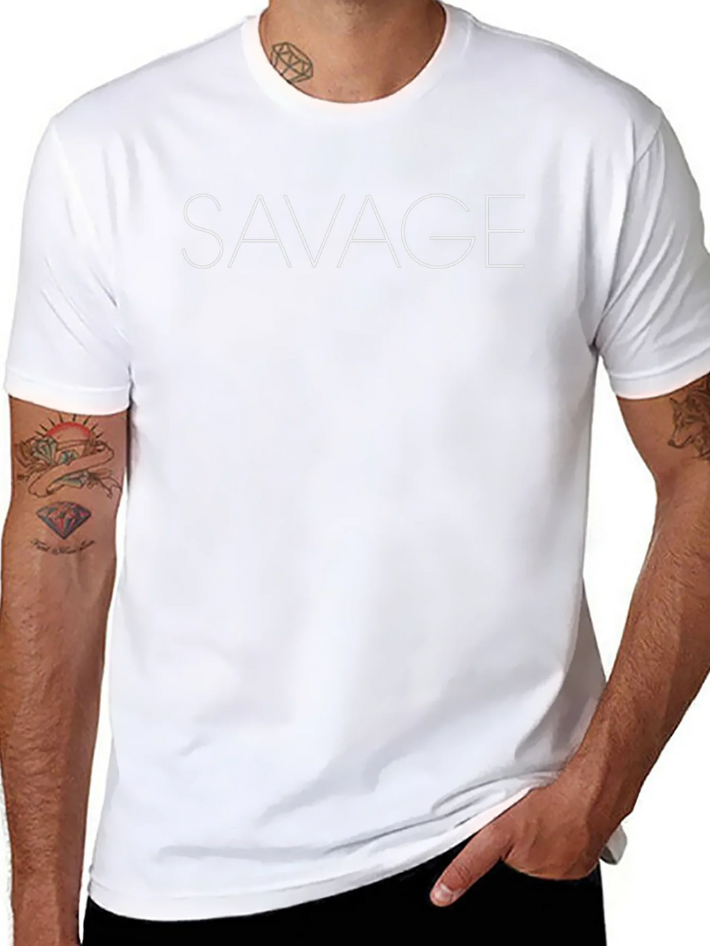 Savage Graphic Tee - Mens Black T-Shirt