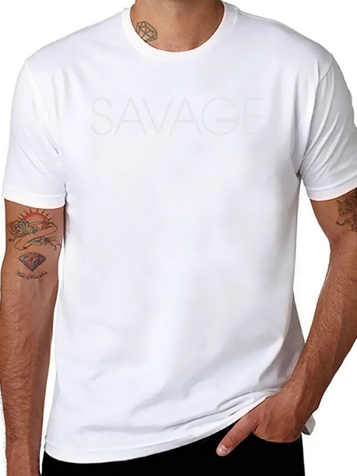Savage Graphic Tee - Mens Black T-Shirt