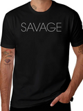 Savage Graphic Tee - Mens Black T-Shirt