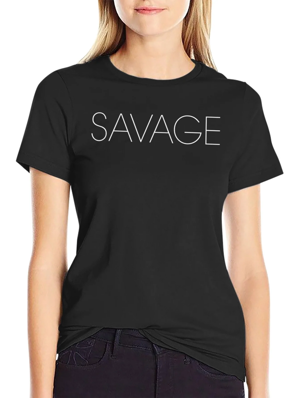 Savage Graphic Tee - Mens Black T-Shirt