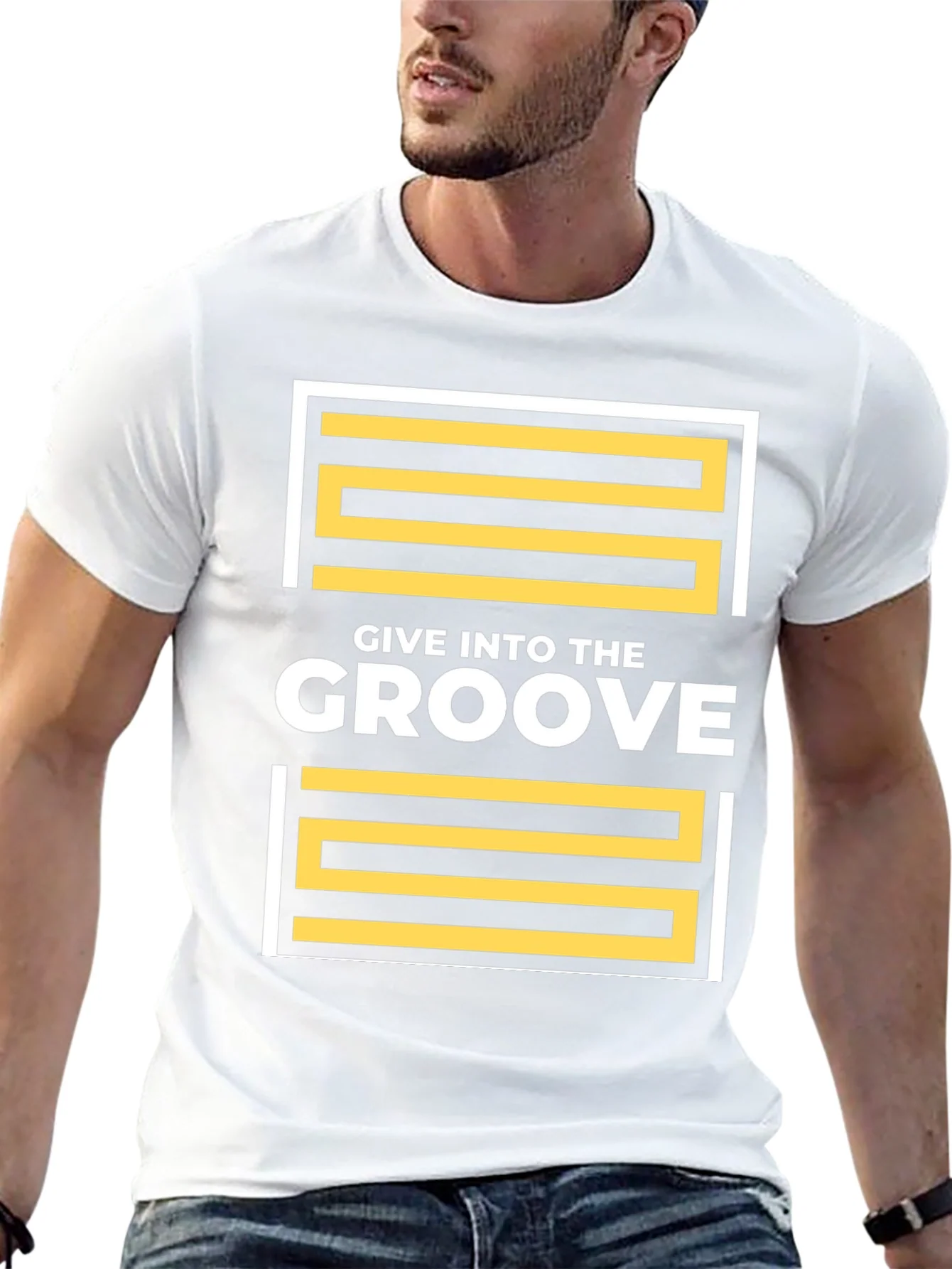 Give Into The Groove Black T-Shirt