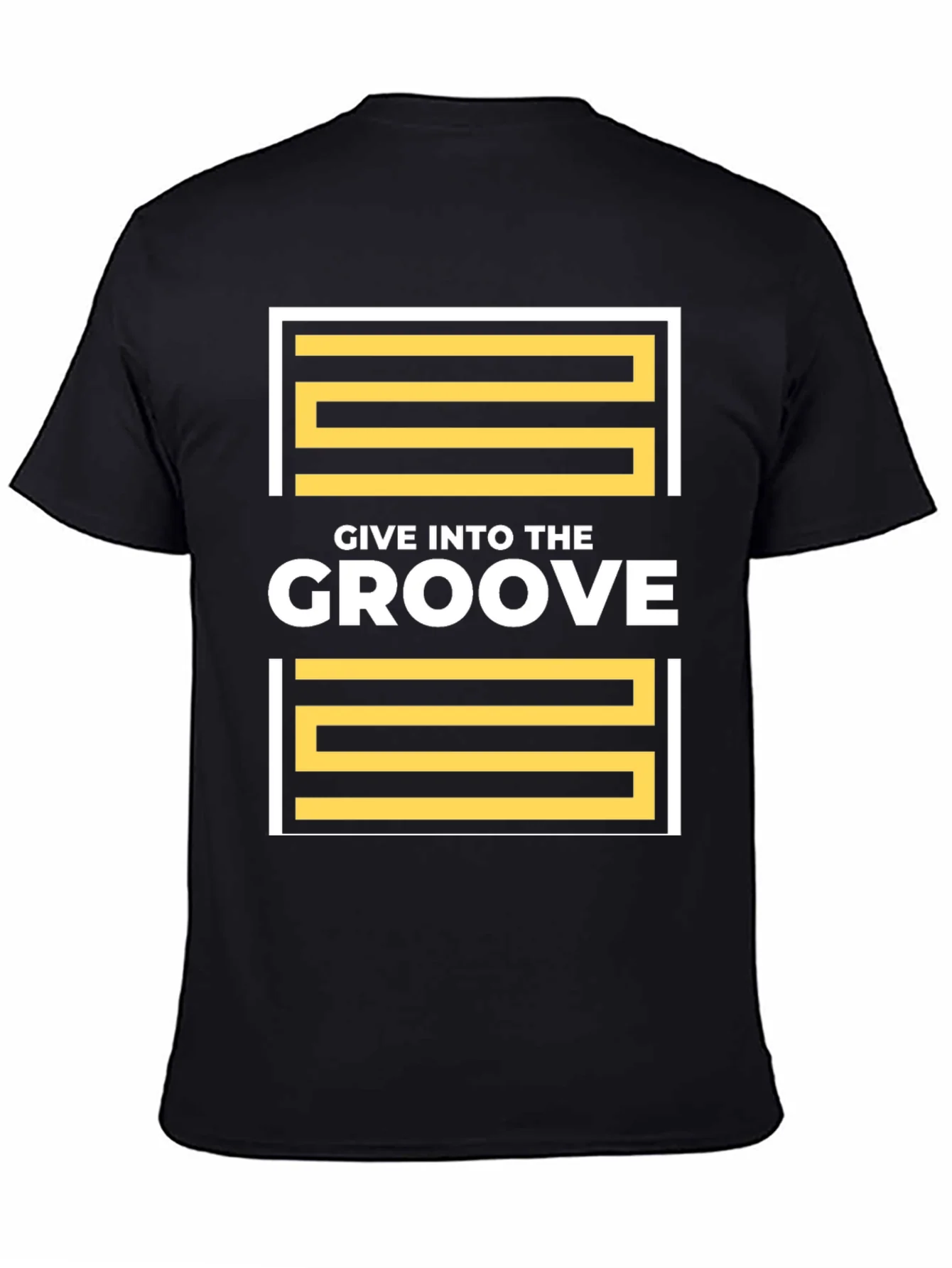 Give Into The Groove Black T-Shirt